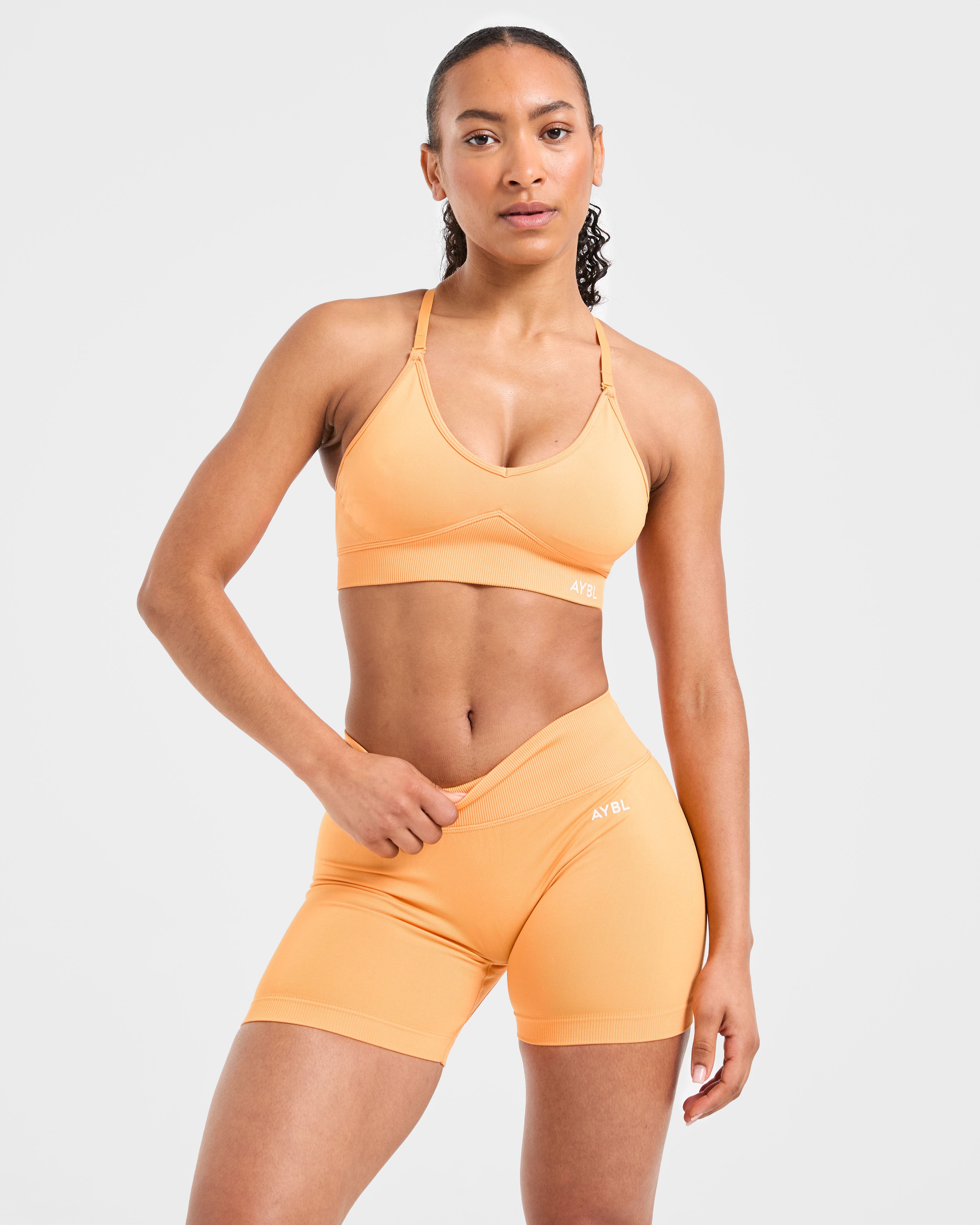 Adapt Seamless Shorts - Bright Oranje
