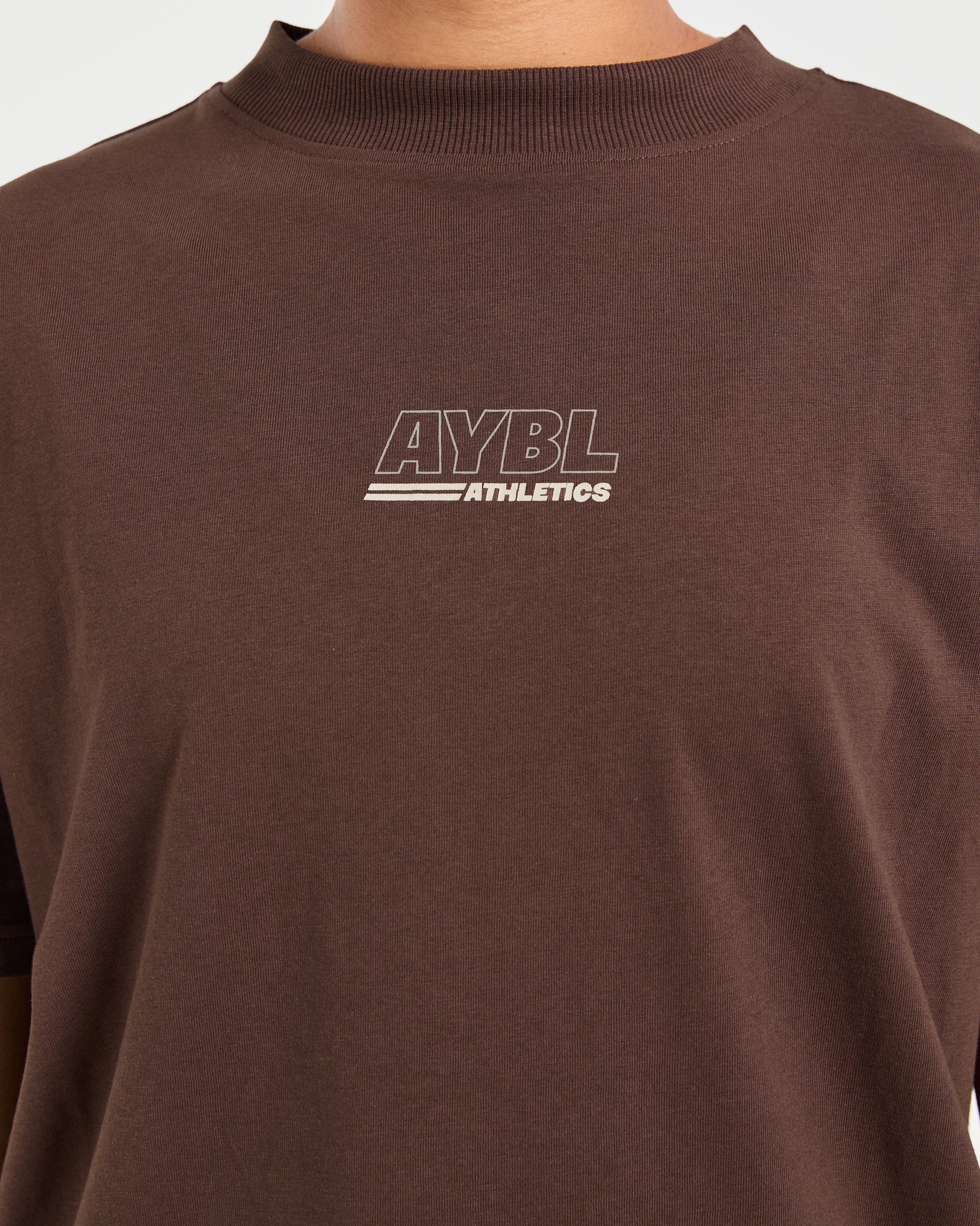 Athletics Track Oversized T Shirt - Bruin/Zand