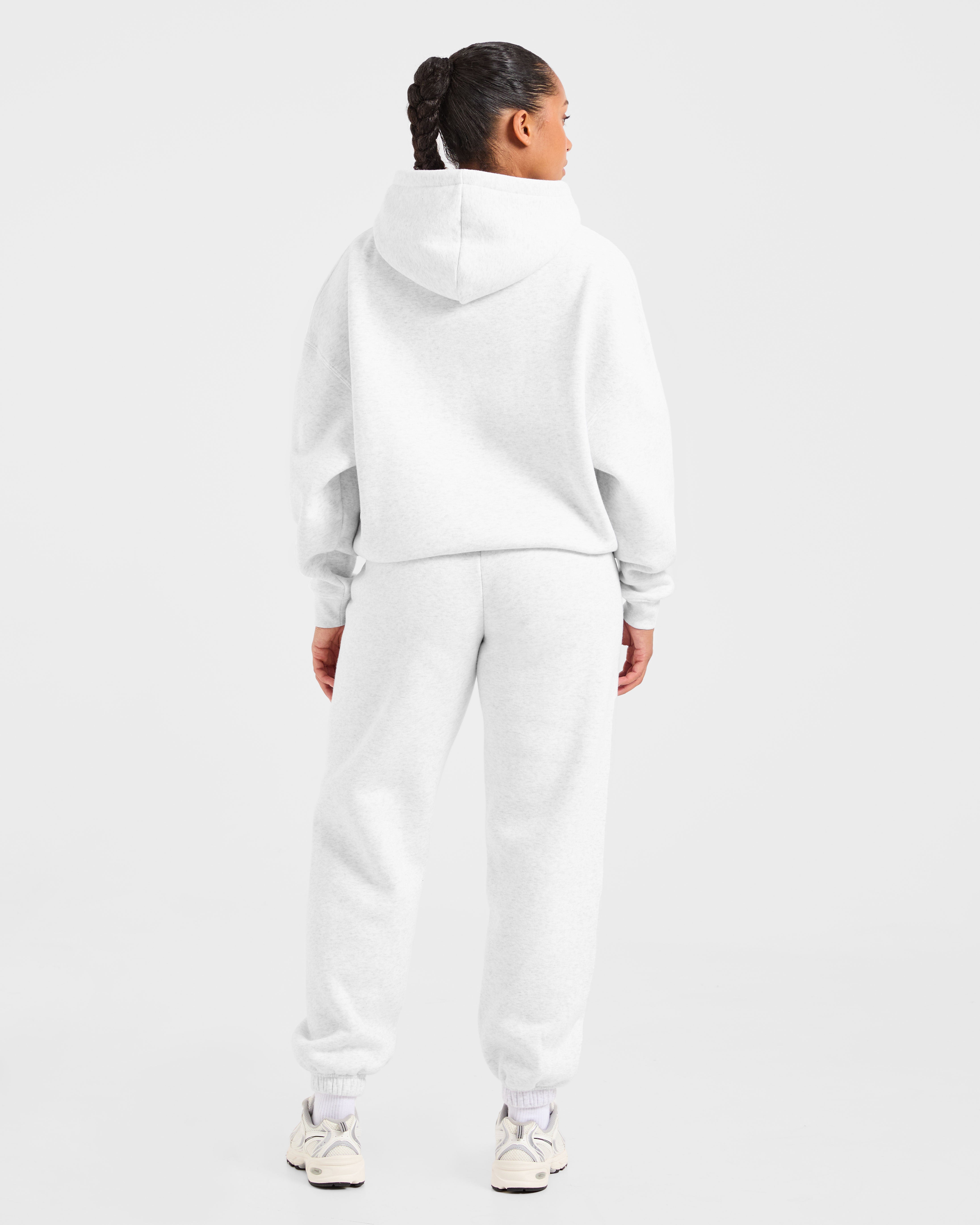 Varsity 2.0 Oversized Hoodie - Heather Grijs