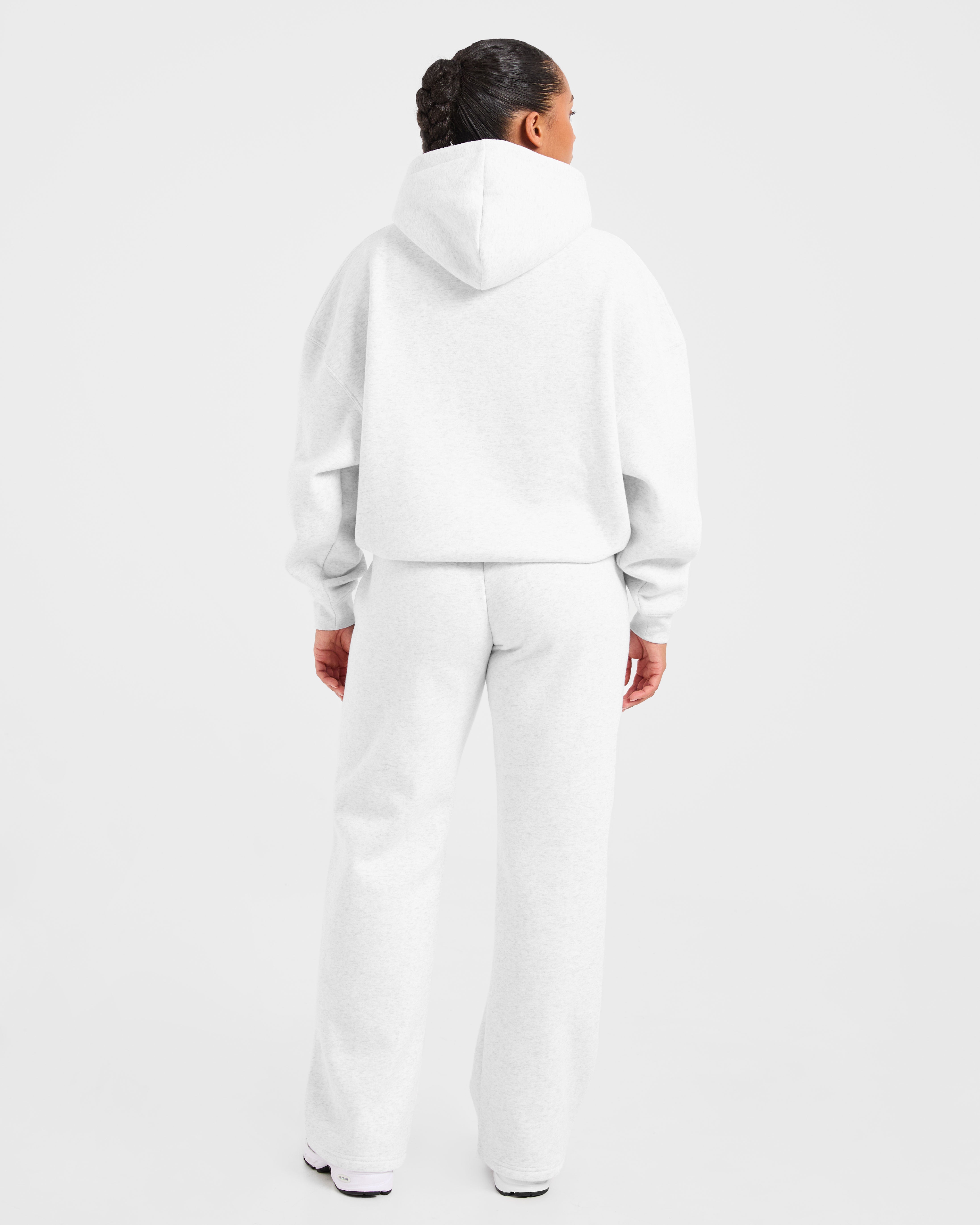 Varsity 2.0 Oversized Straight Leg Joggers - Heather Grijs