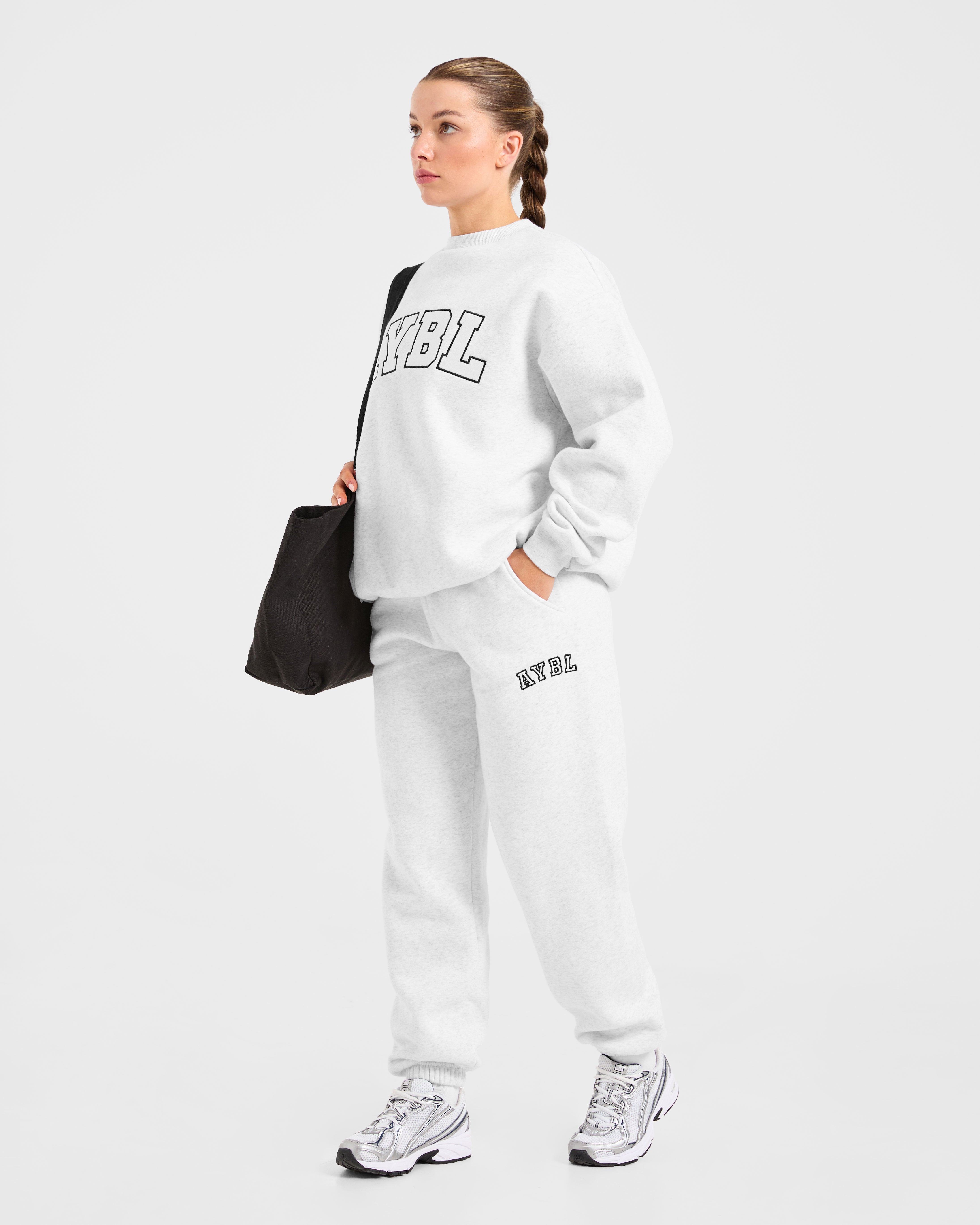Varsity 2.0 Oversized Sweatshirt - Heather Grijs