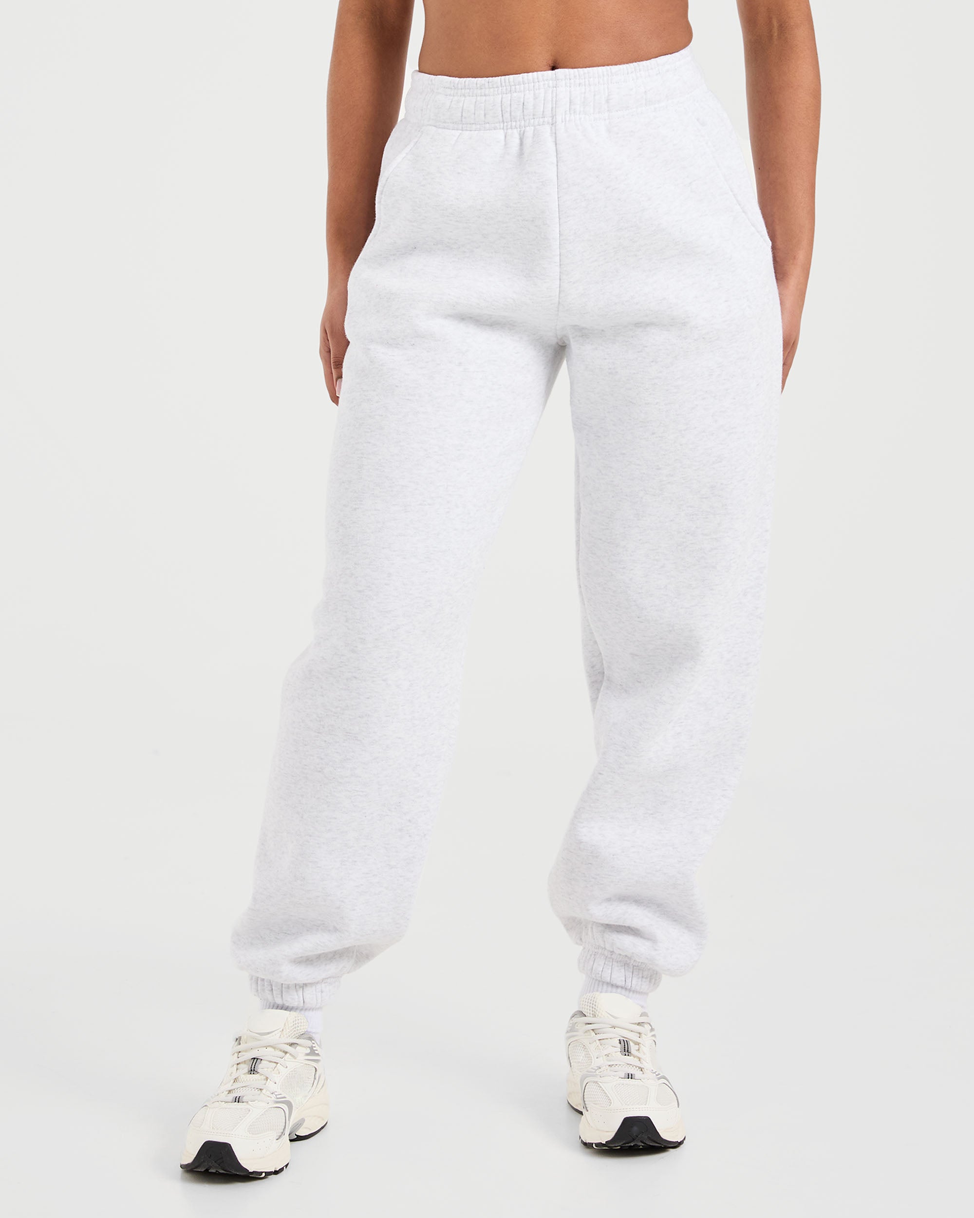 Classic Plush Oversized Joggers - Heather Grijs