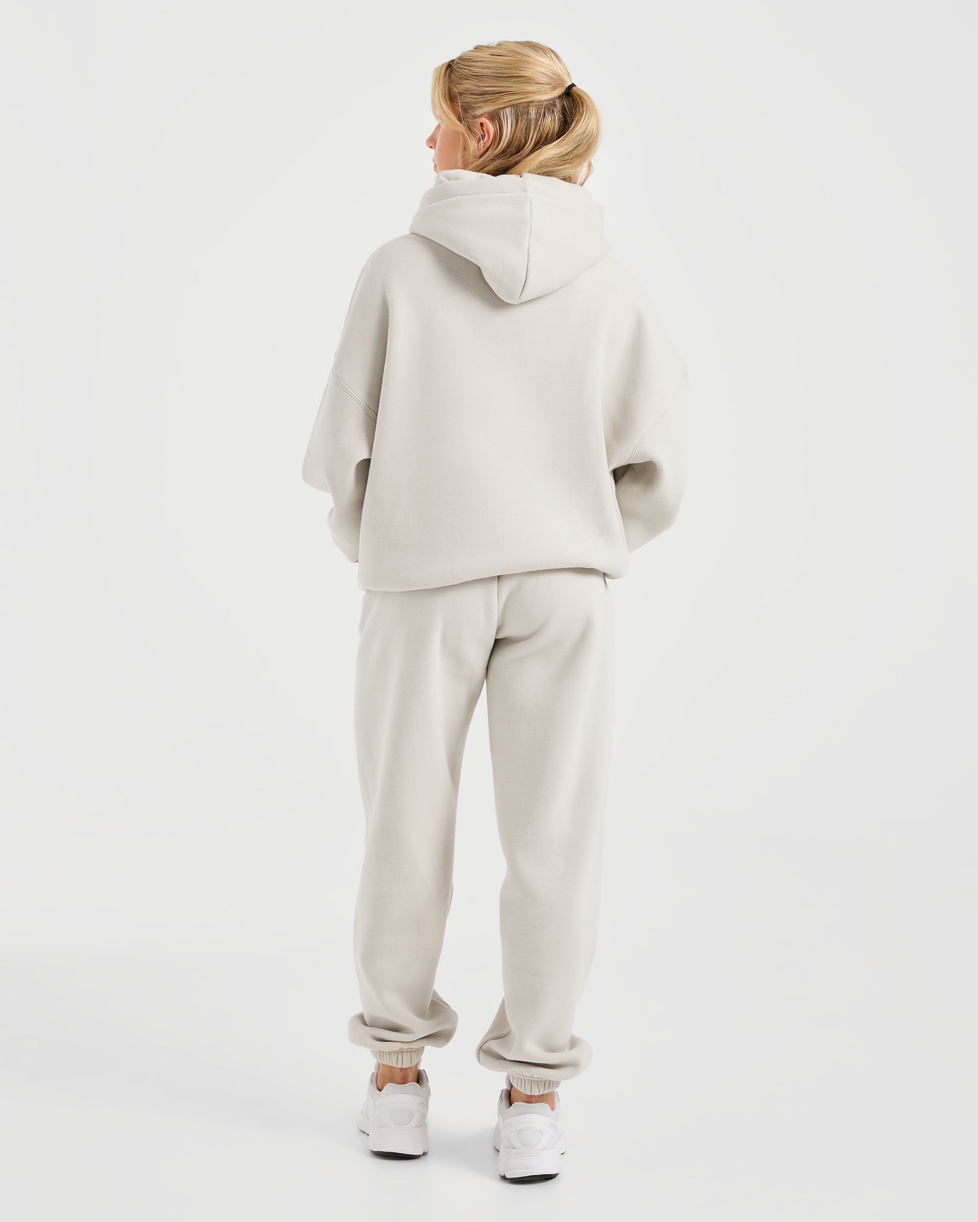 Classic Plush Oversized Joggers - Sand