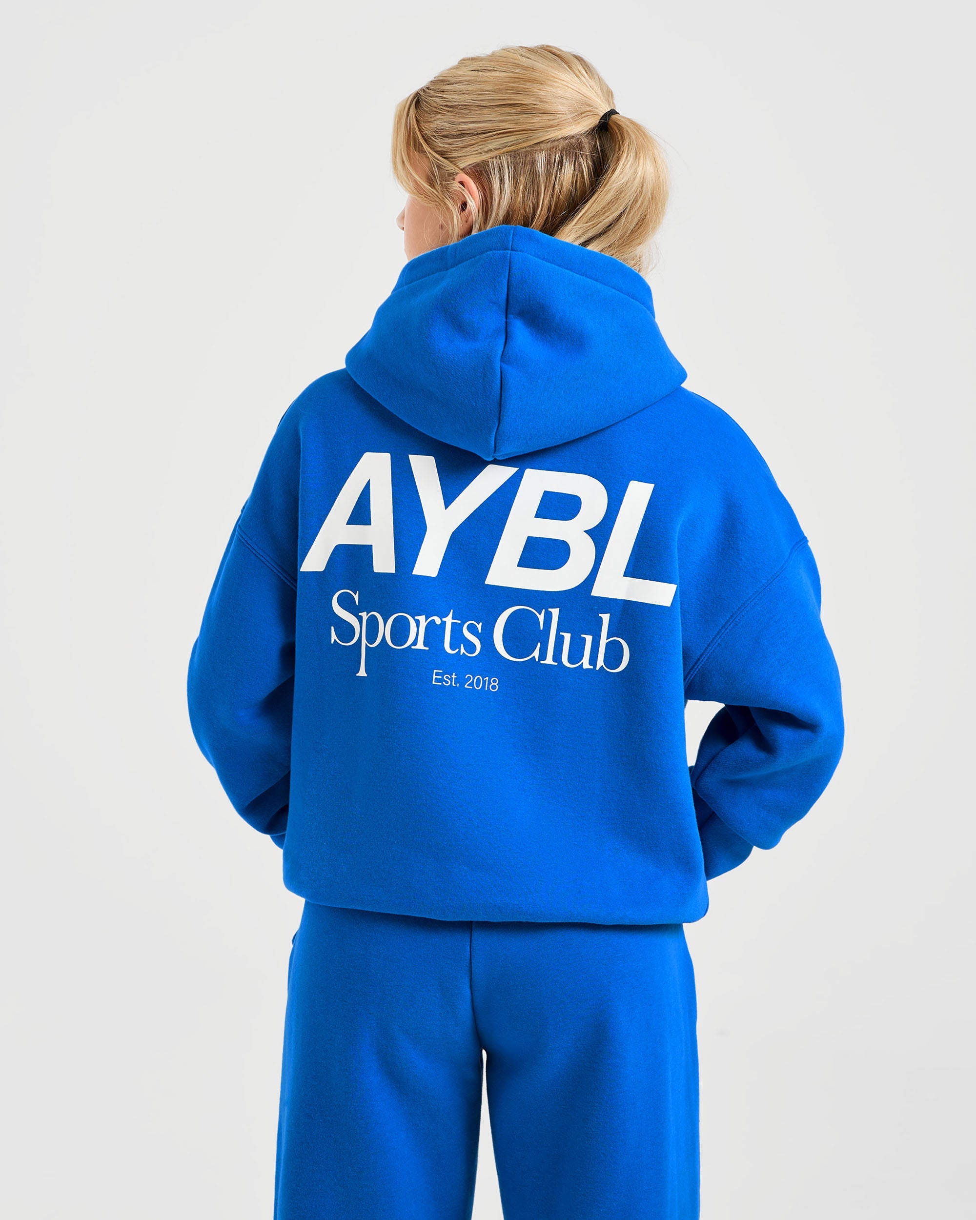 AYBL Sports Club Oversized Hoodie - Cobalt