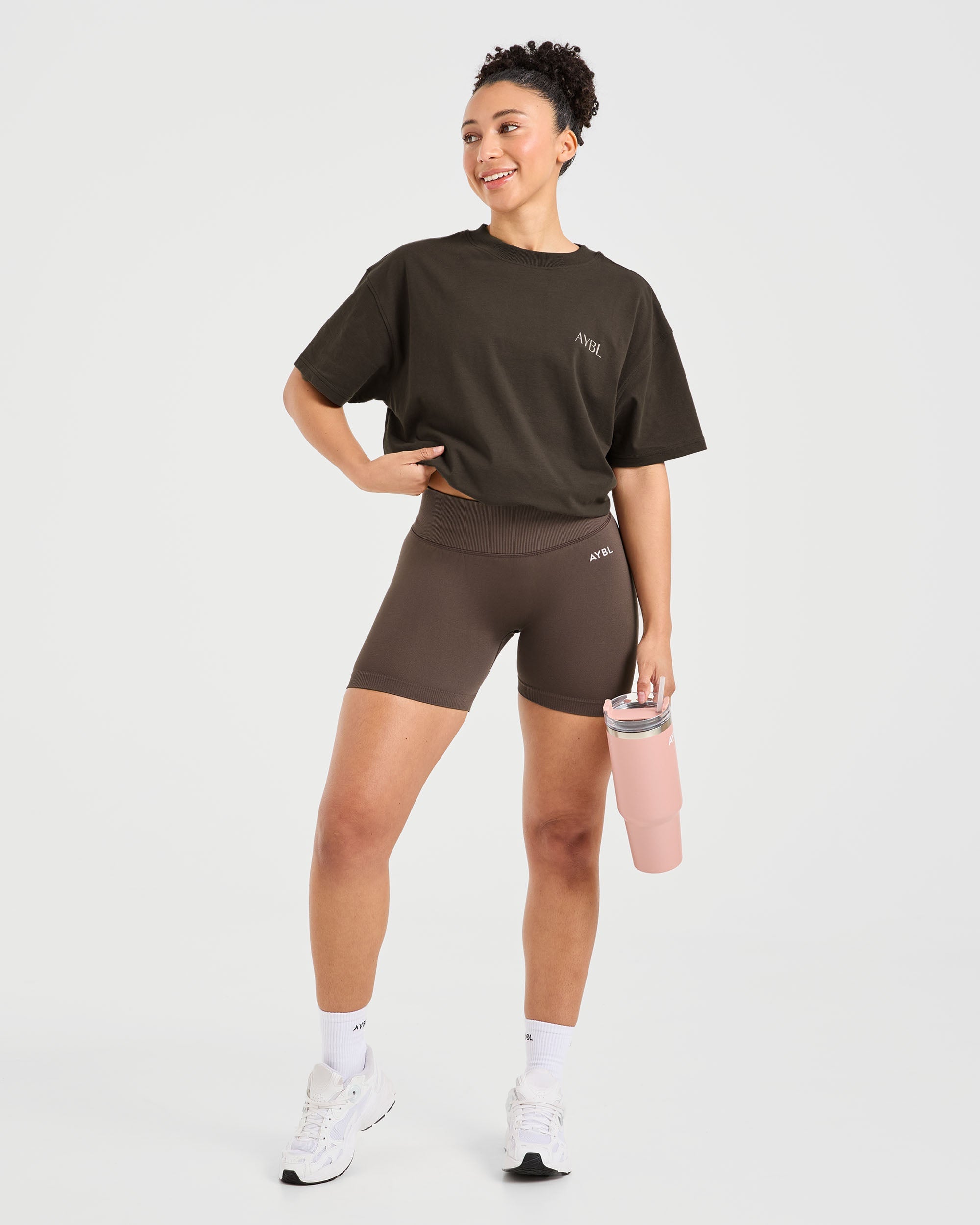 Strength Club Oversized T Shirt - Bruin