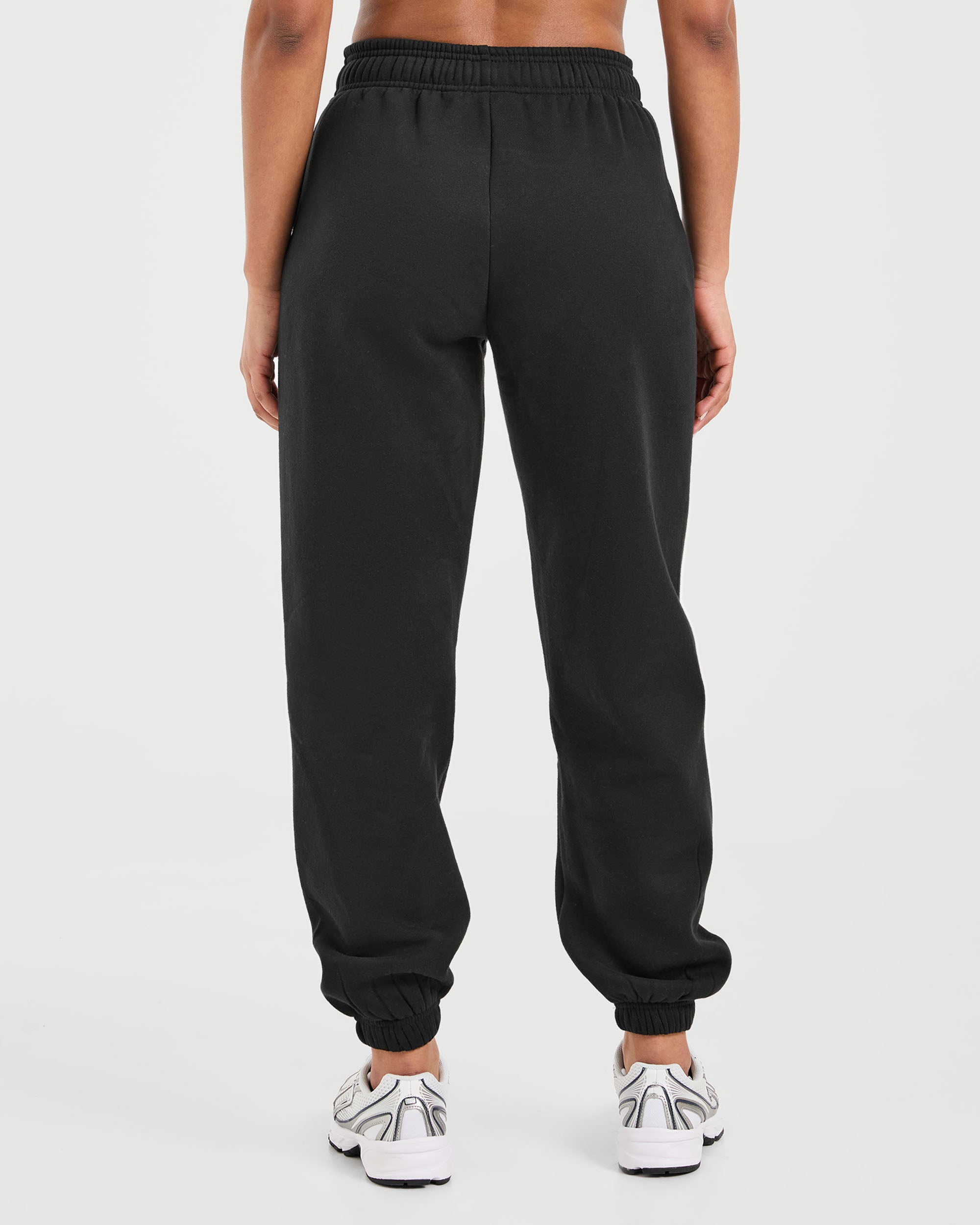 Classic Plush Oversized Joggers - Zwart