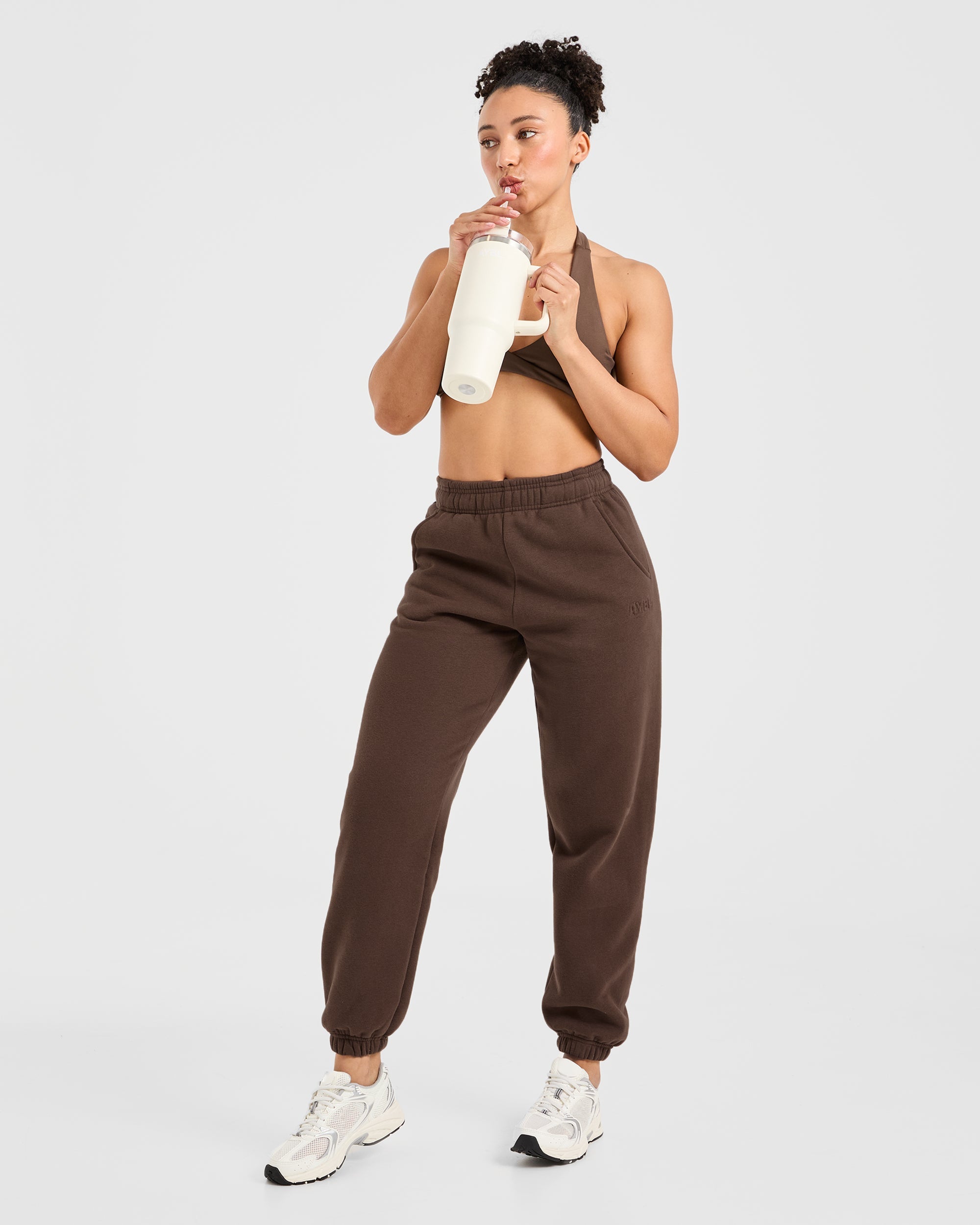 Classic Plush Oversized Joggers - Bruin