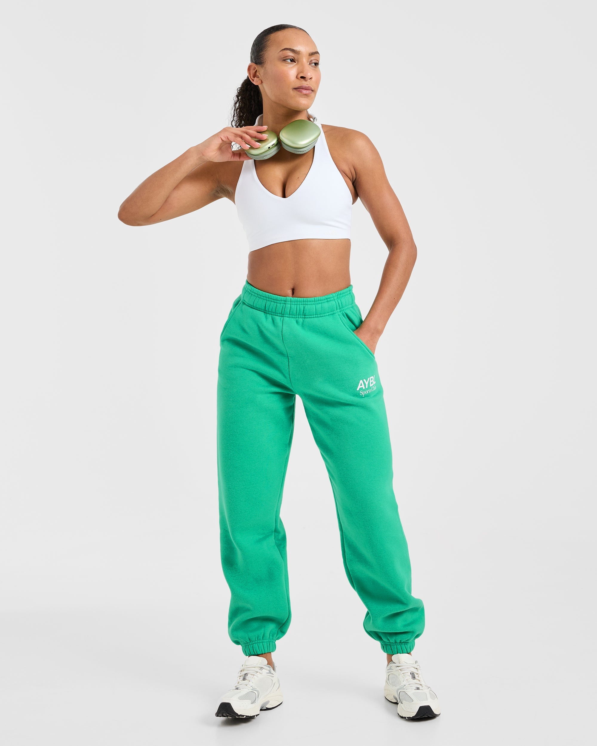 AYBL Sports Club Oversized Joggers - Racing Groen