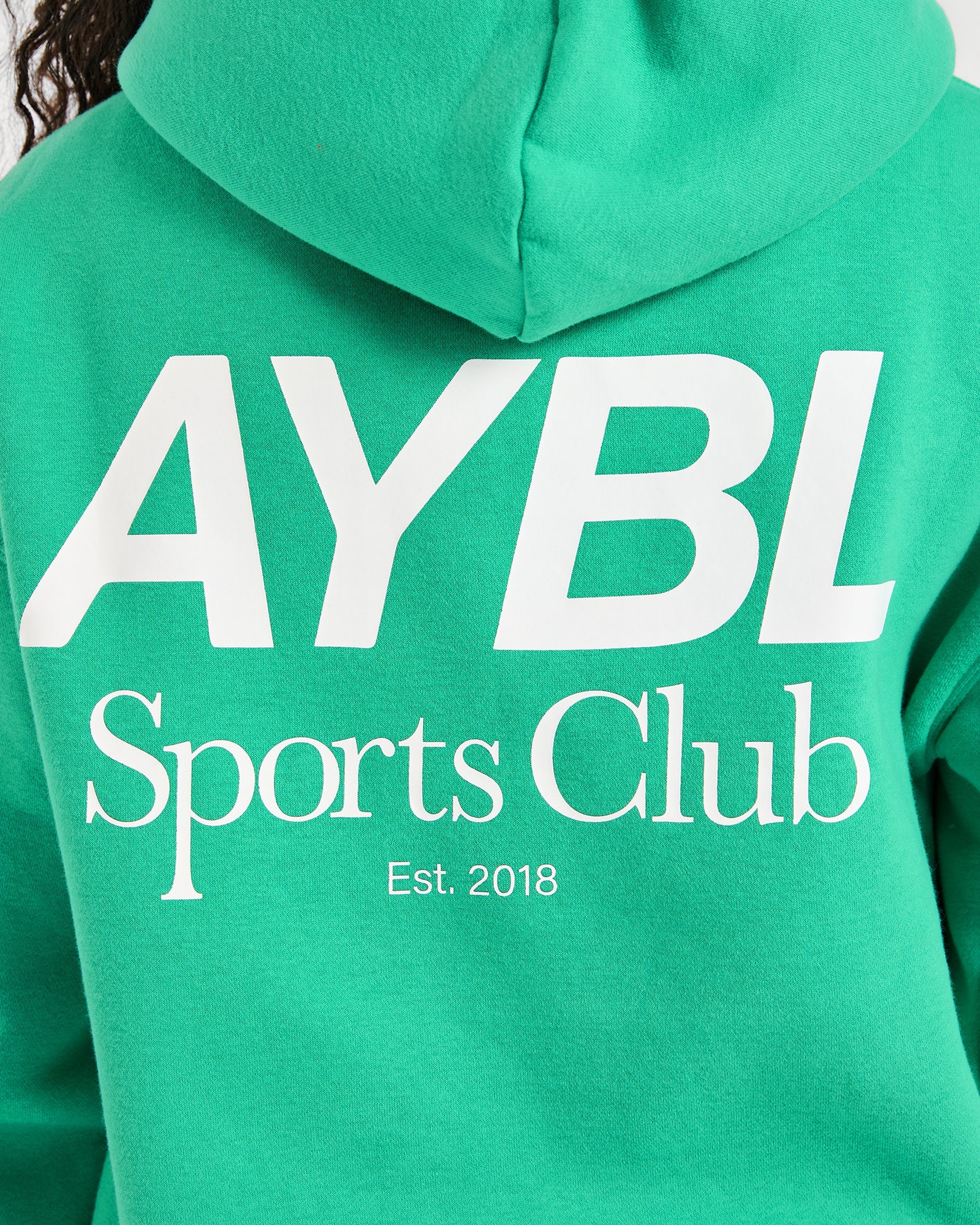 AYBL Sports Club Oversized Hoodie - Racing Groen