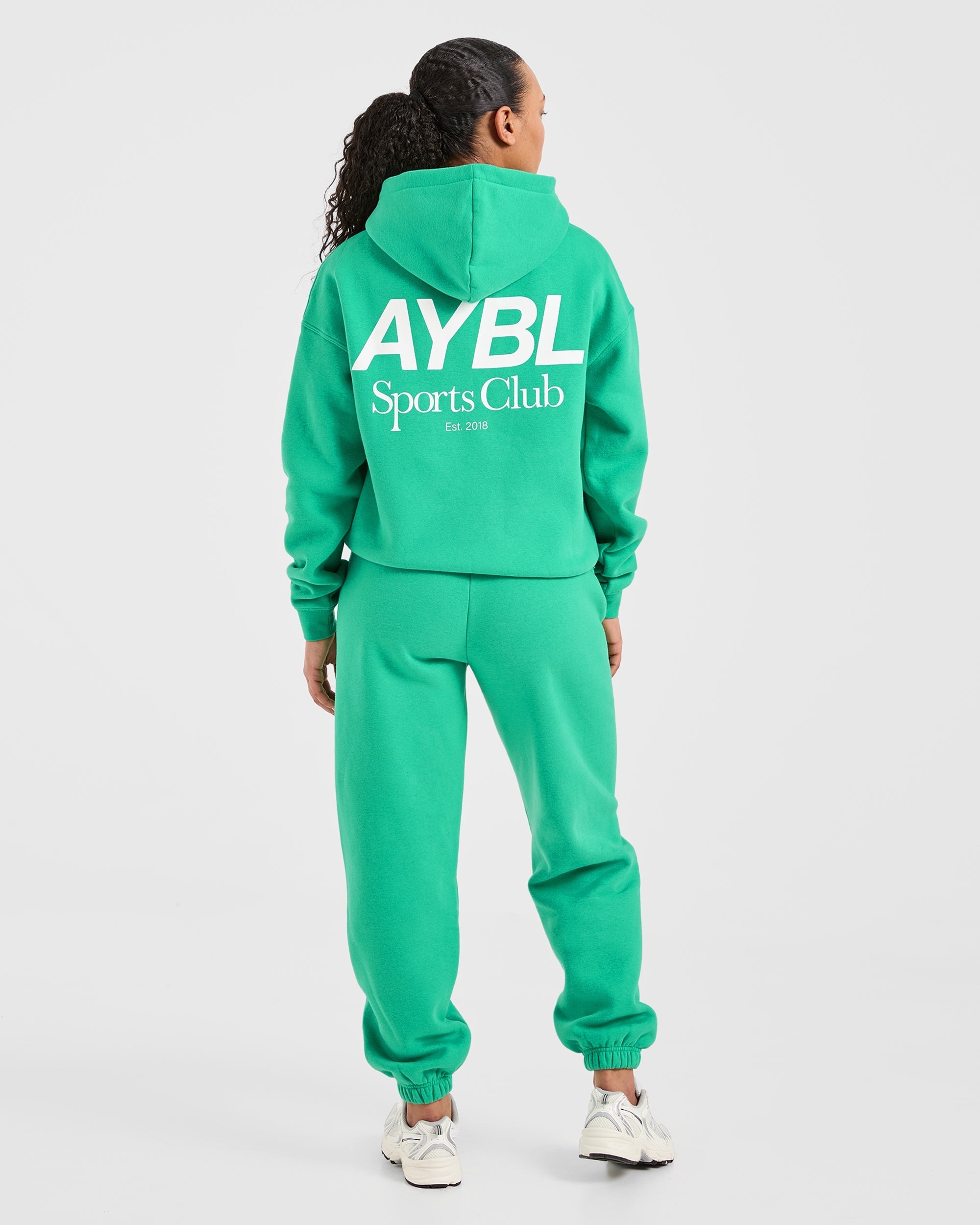 AYBL Sports Club Oversized Hoodie - Racing Groen