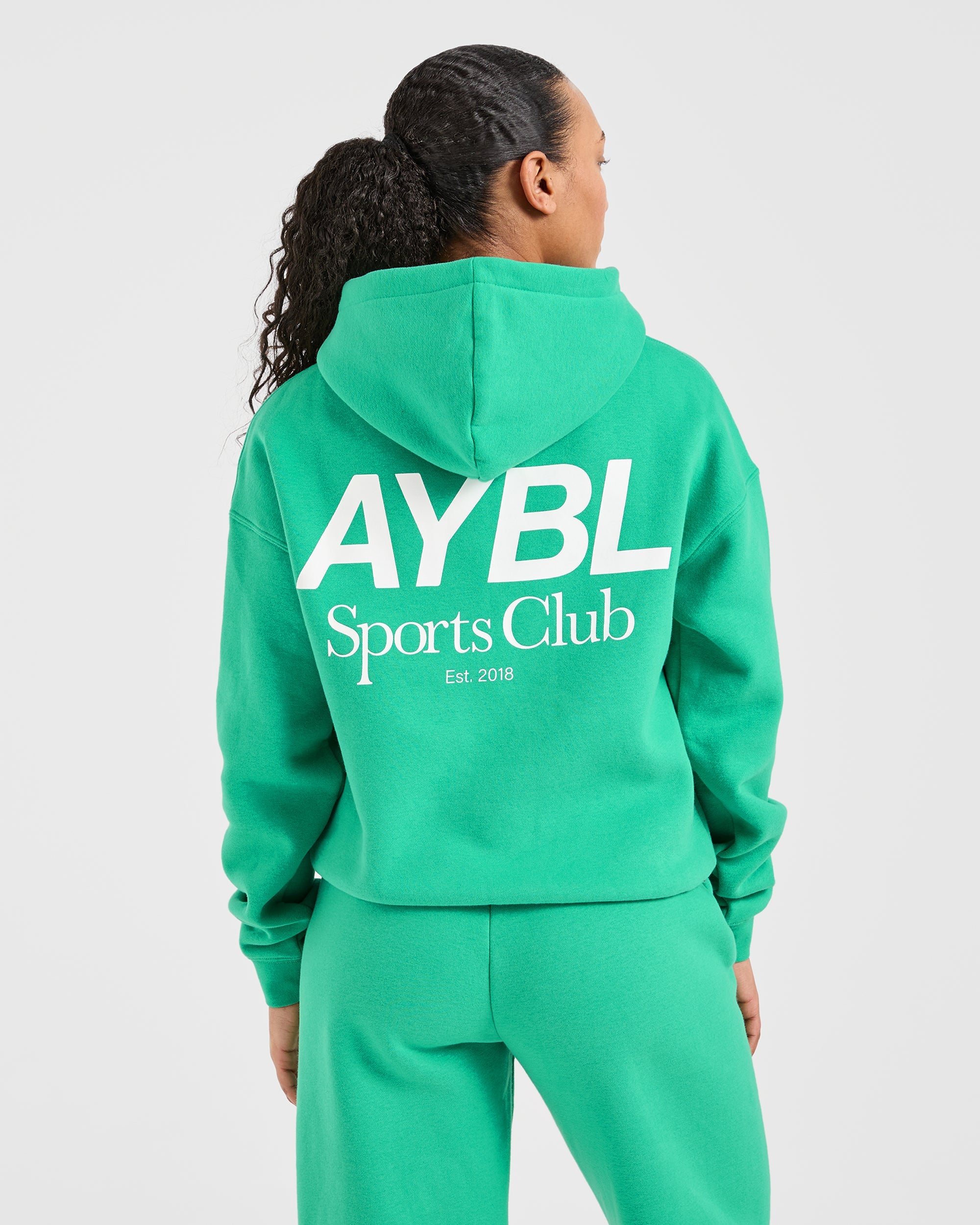 AYBL Sports Club Oversized Hoodie - Racing Groen