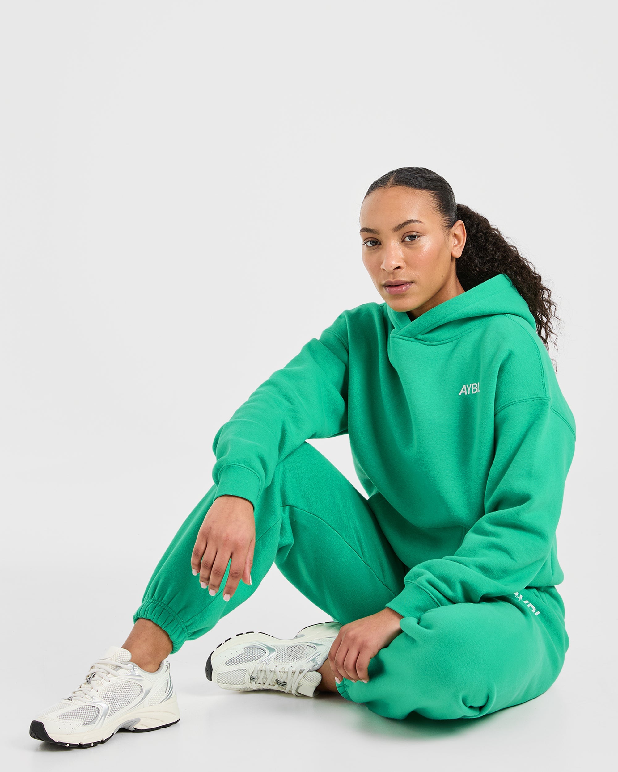 AYBL Sports Club Oversized Hoodie - Racing Groen