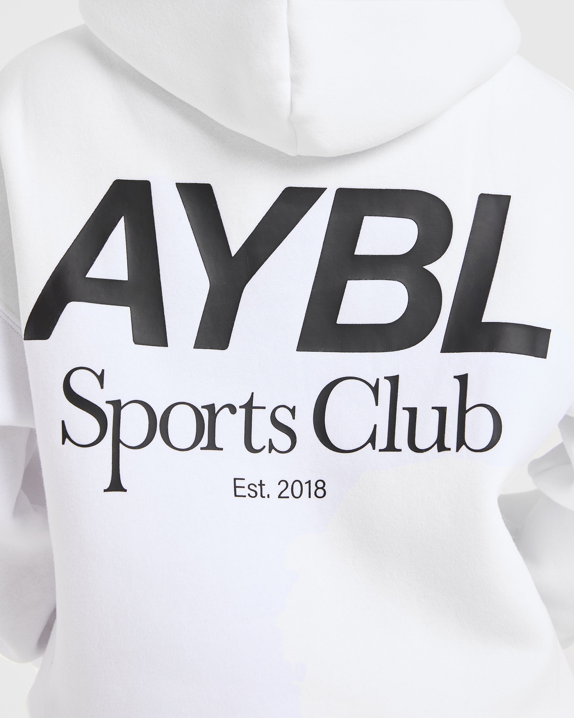 AYBL Sports Club Oversized Hoodie - Wit