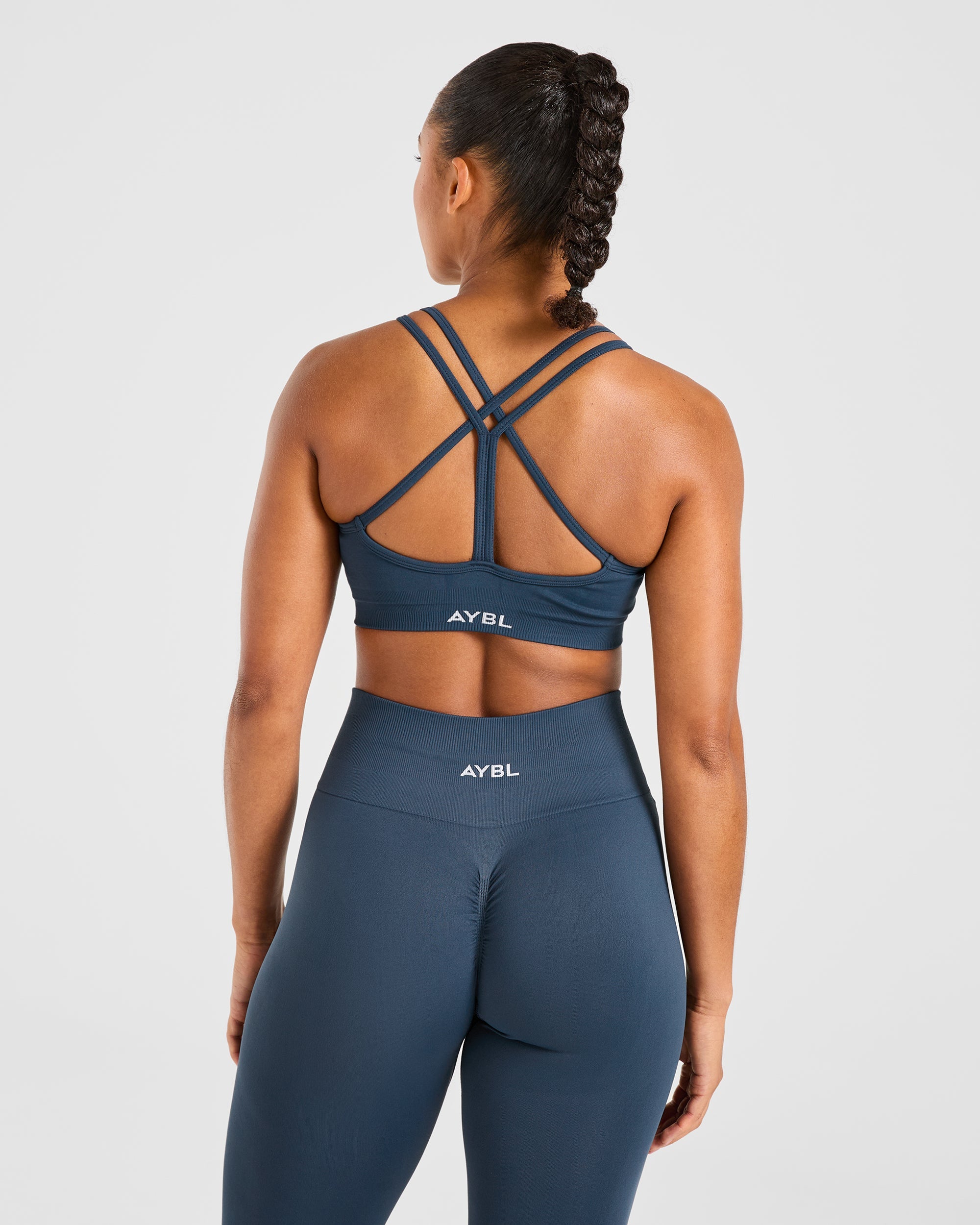 Power Seamless Sports Bra - Ocean Teal