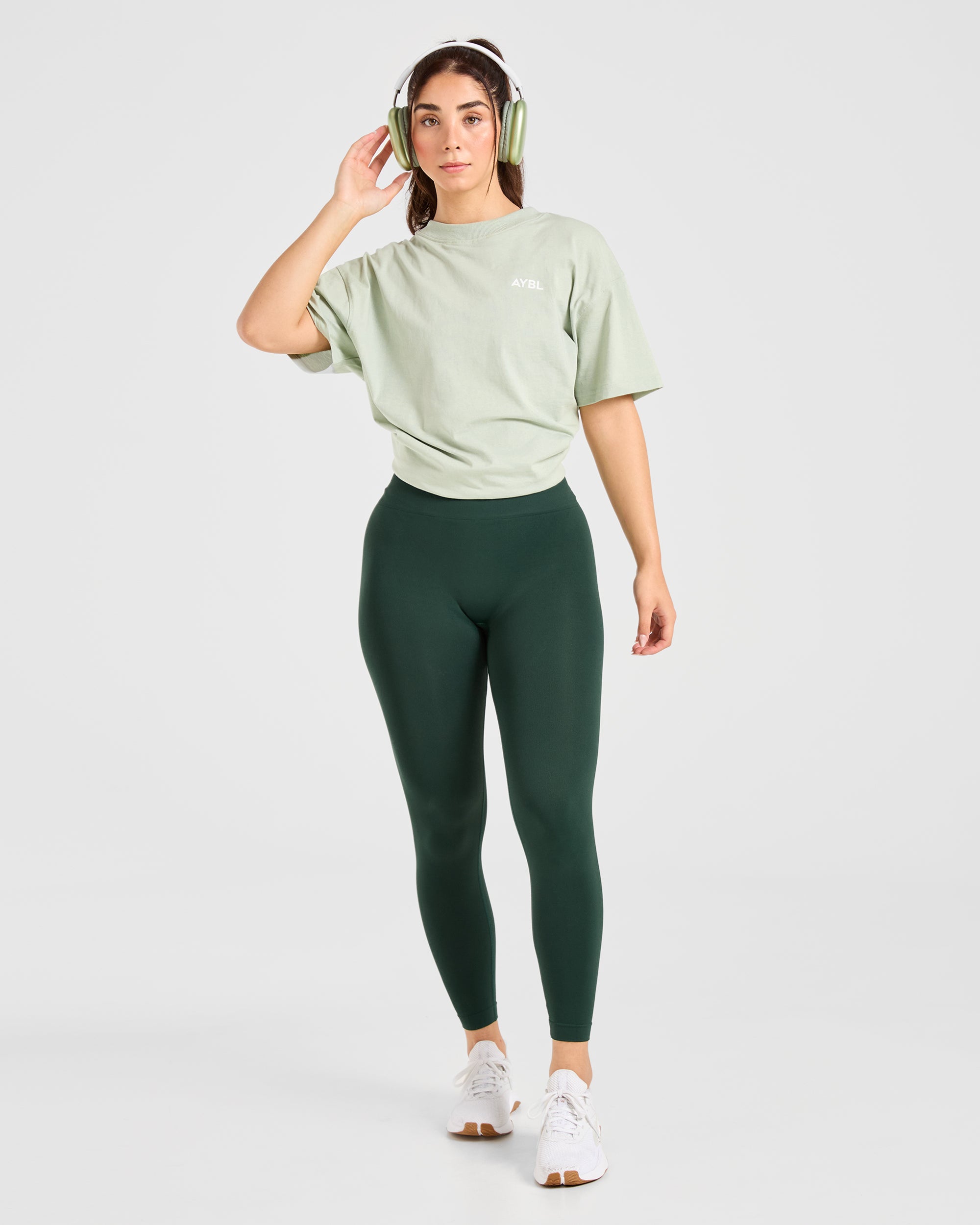 Power Seamless Leggings - Evergreen