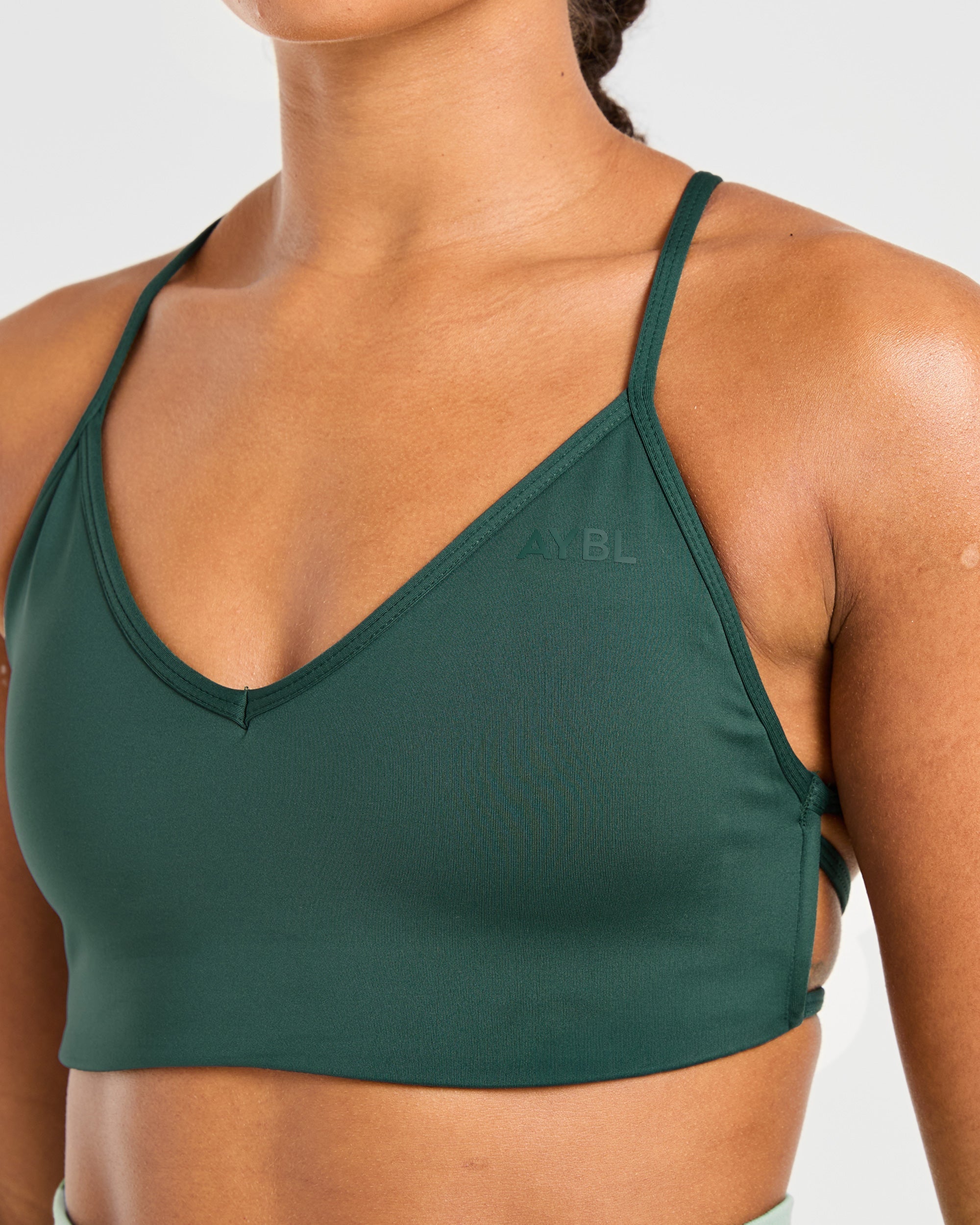 Essential Crossback Sports Bra - Deep Groen