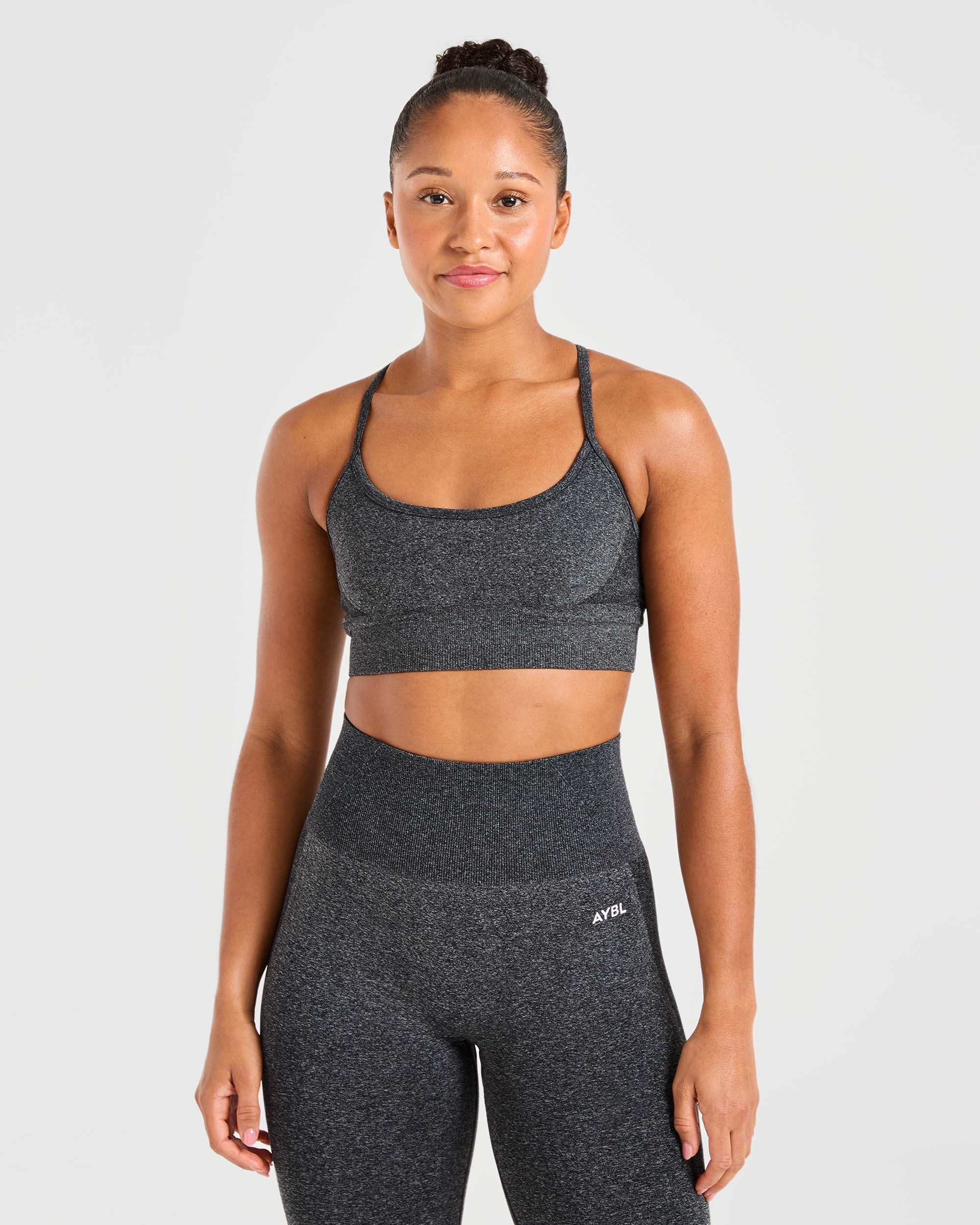 Empower Seamless Sports Bra - Zwart Marl