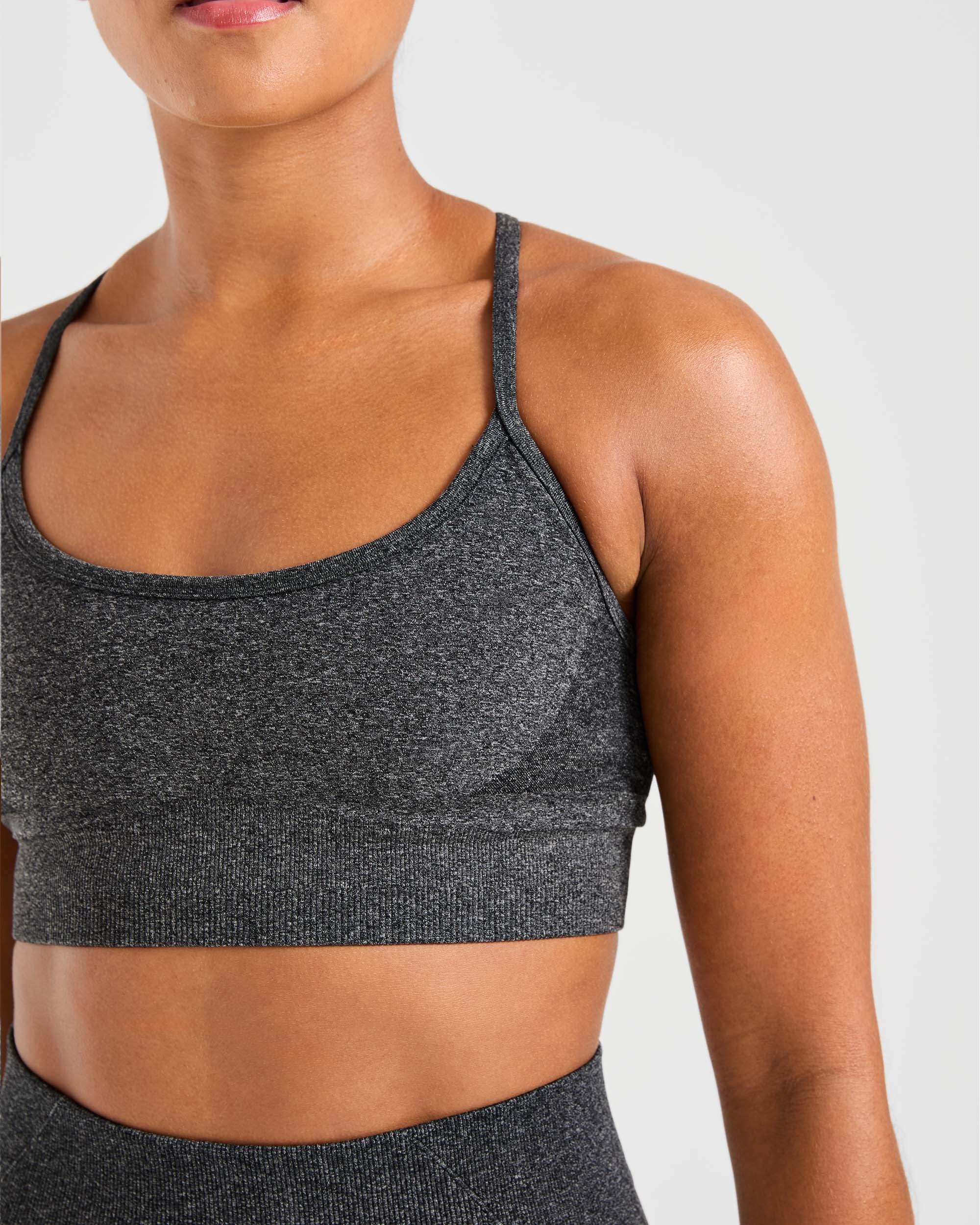 Empower Seamless Sports Bra - Zwart Marl