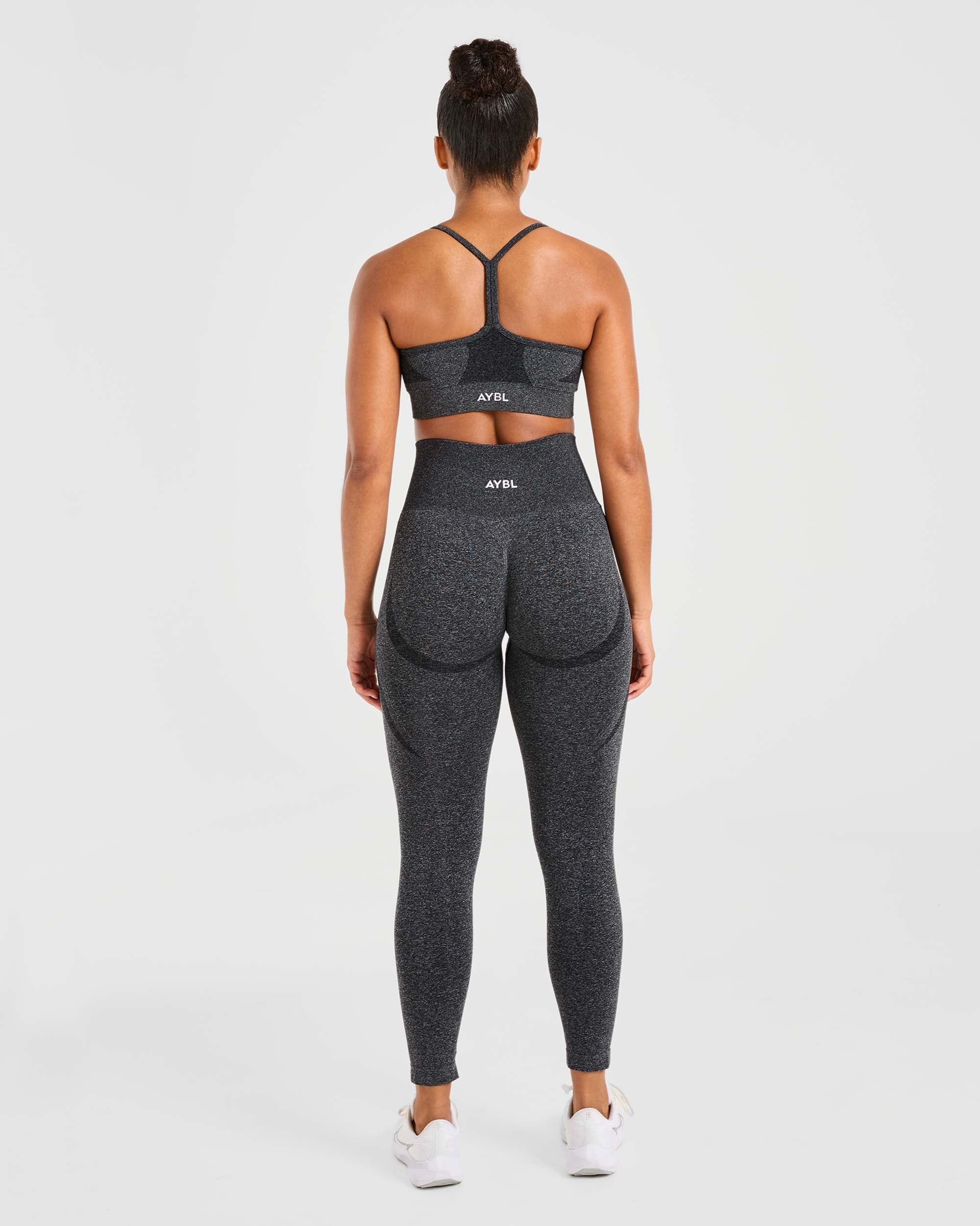 Empower Seamless Sports Bra - Zwart Marl