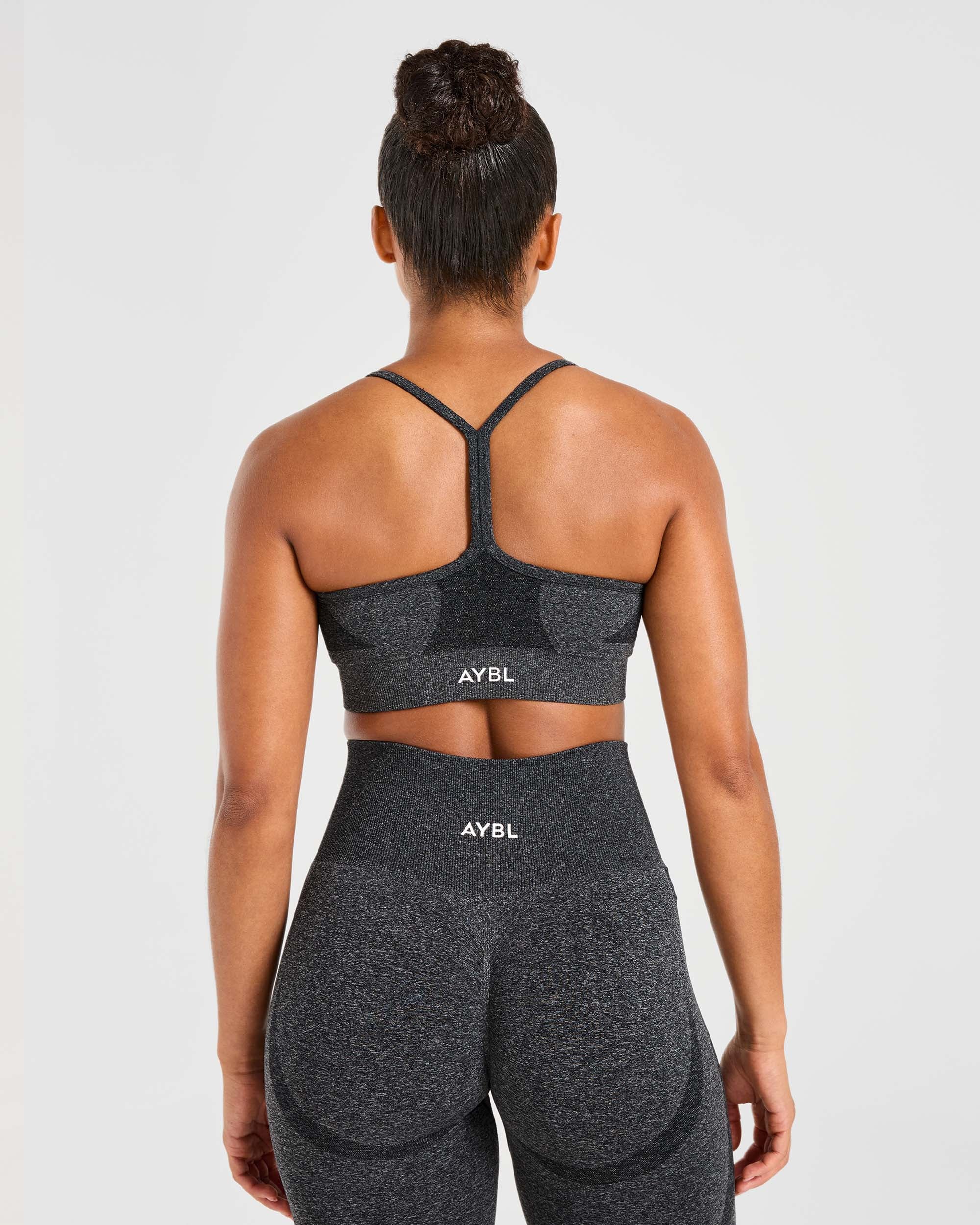 Empower Seamless Sports Bra - Zwart Marl