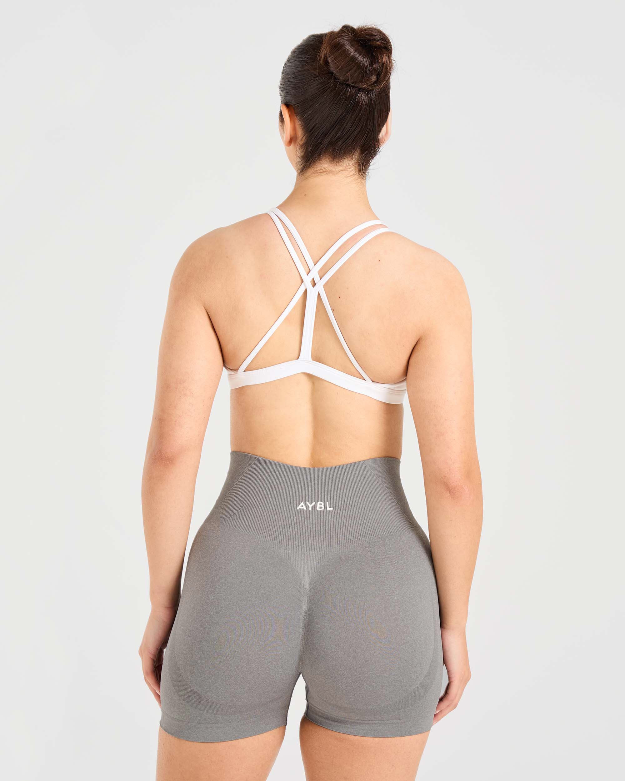 Essential Strappy Sports Bra - Wit