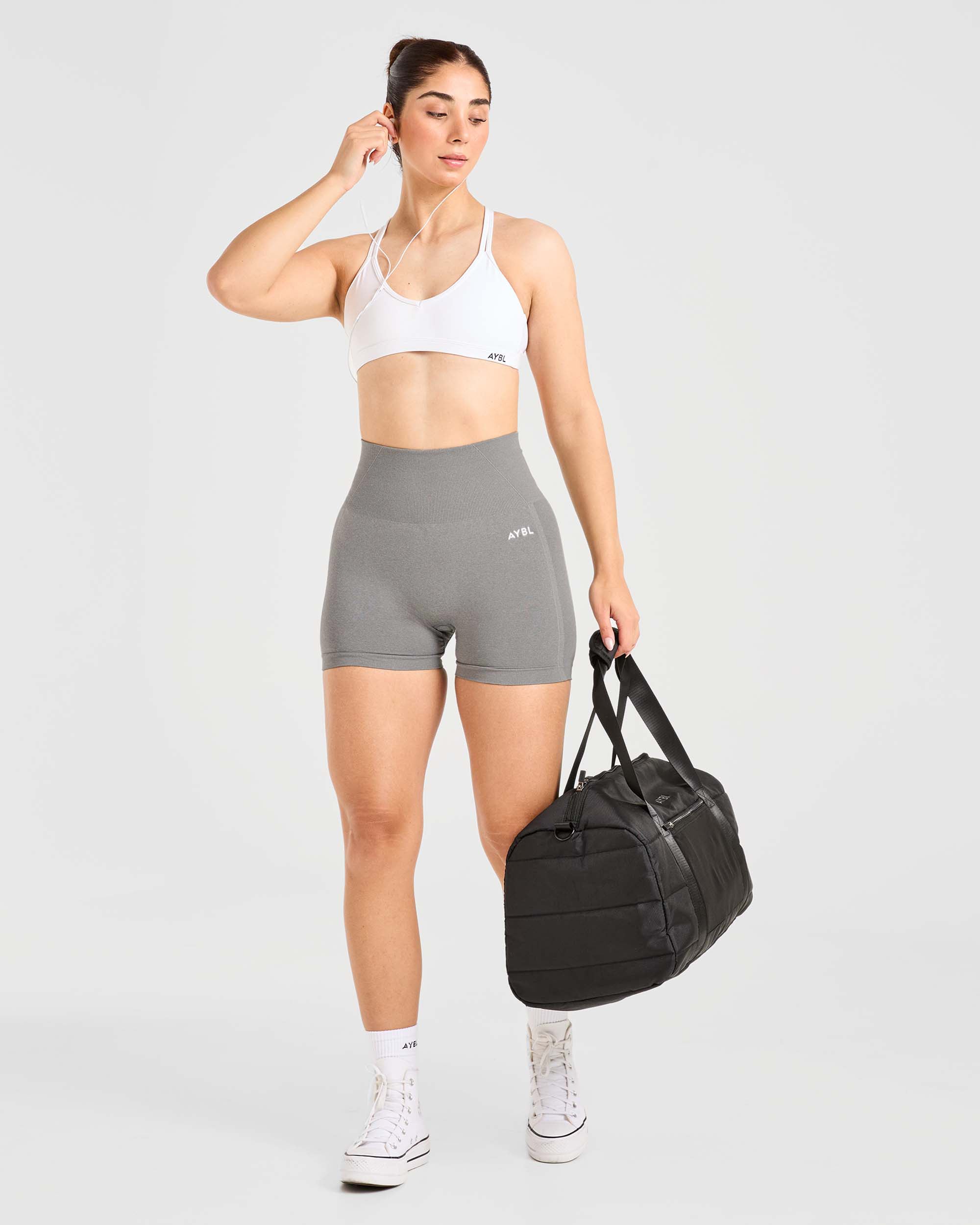 Essential Strappy Sports Bra - Wit