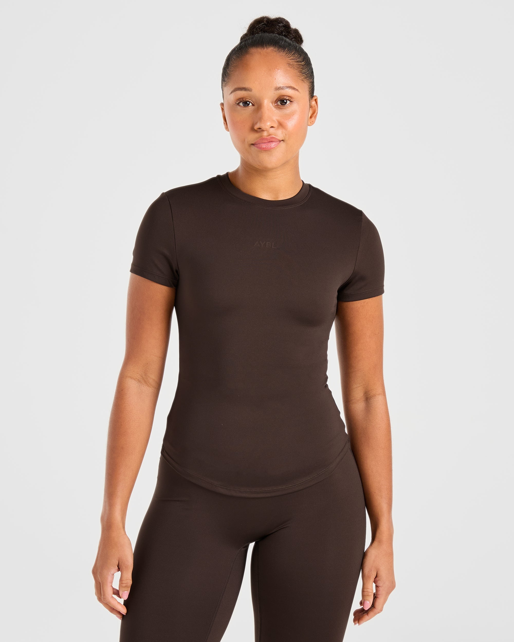 Sculpt T Shirt - Deep Cocoa Bruin