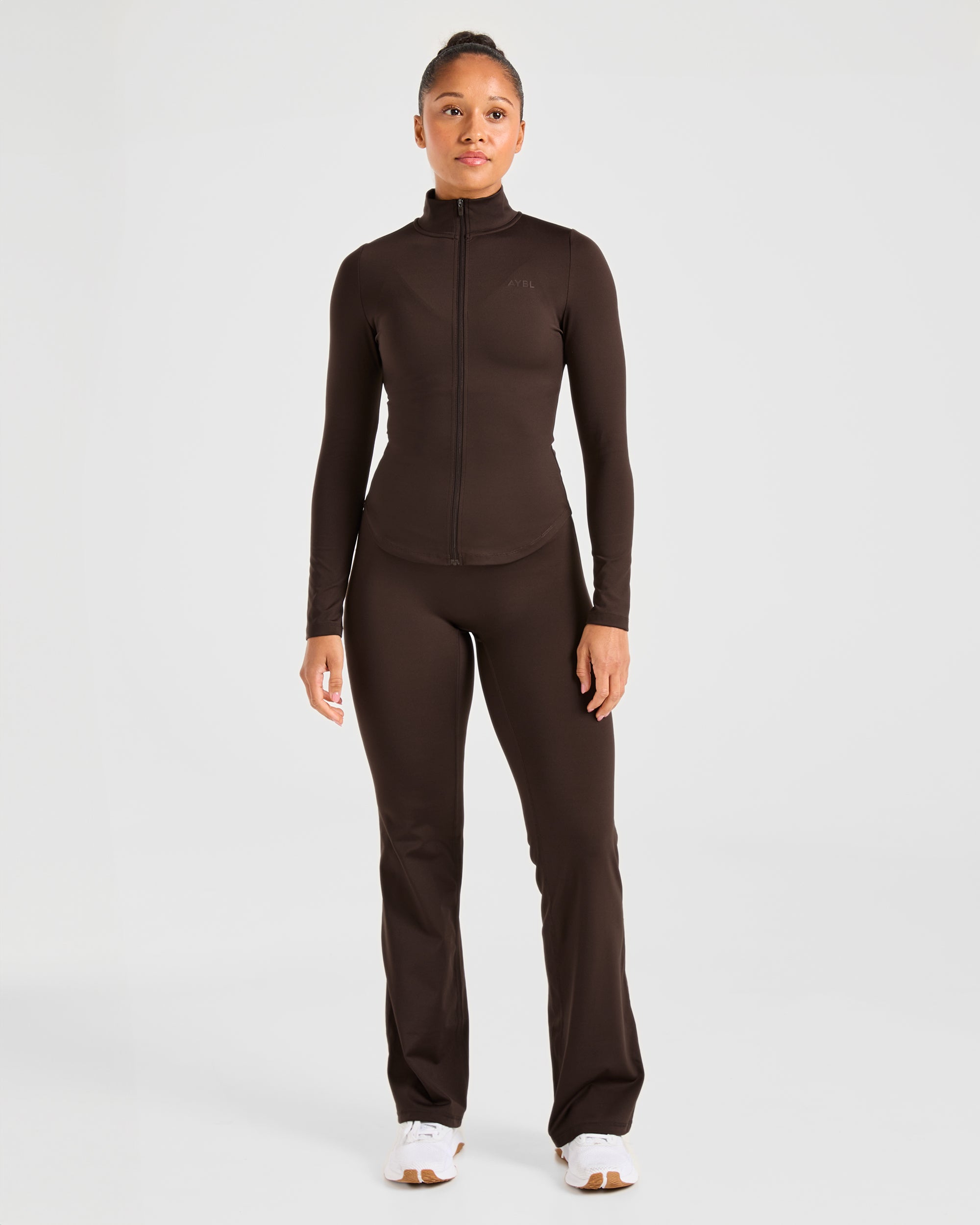 Sculpt Zip Jacket - Deep Cocoa Bruin