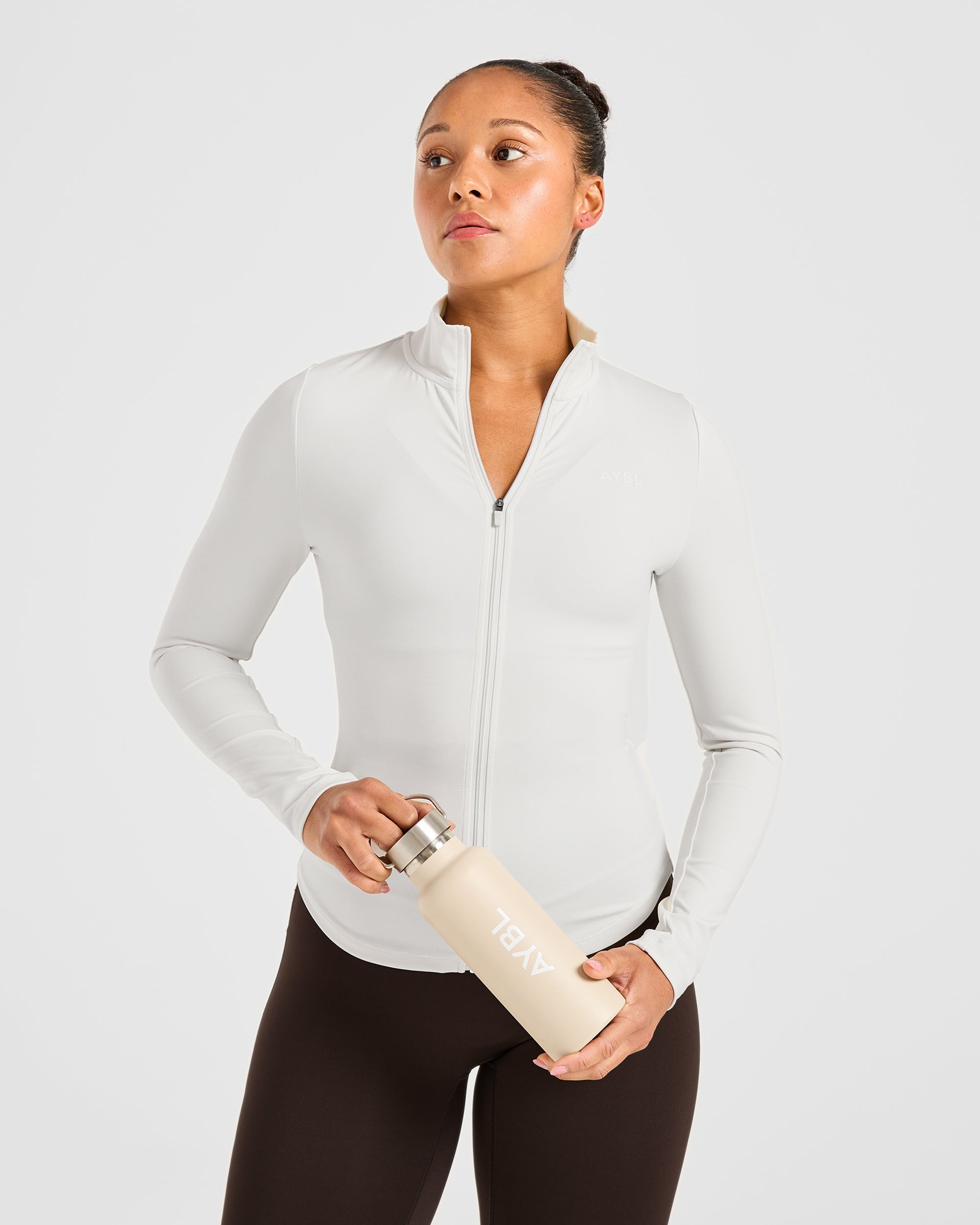 Sculpt Zip Jacket - Marshmallow