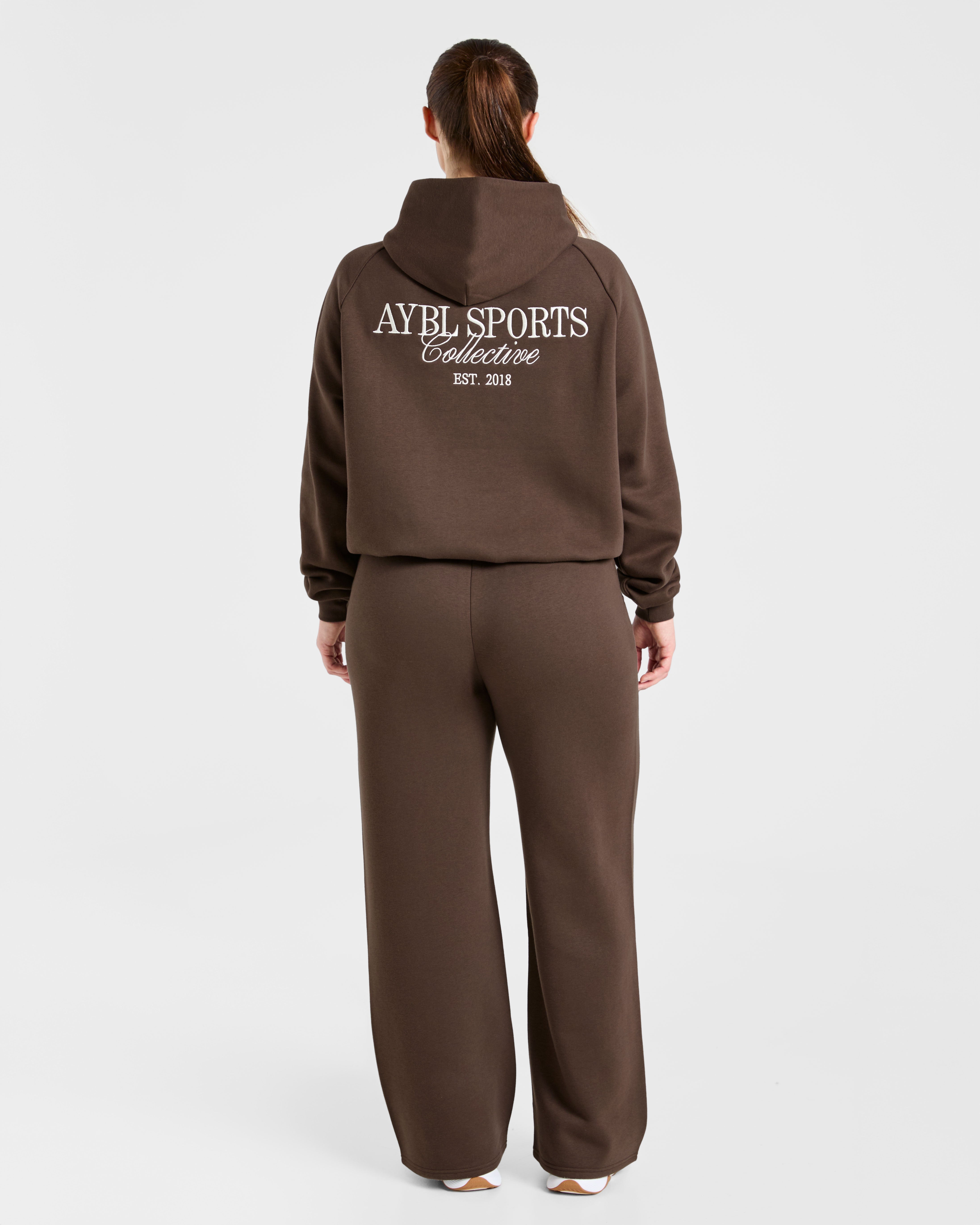 Sports Collective Oversized Straight Leg Joggers - Bruin