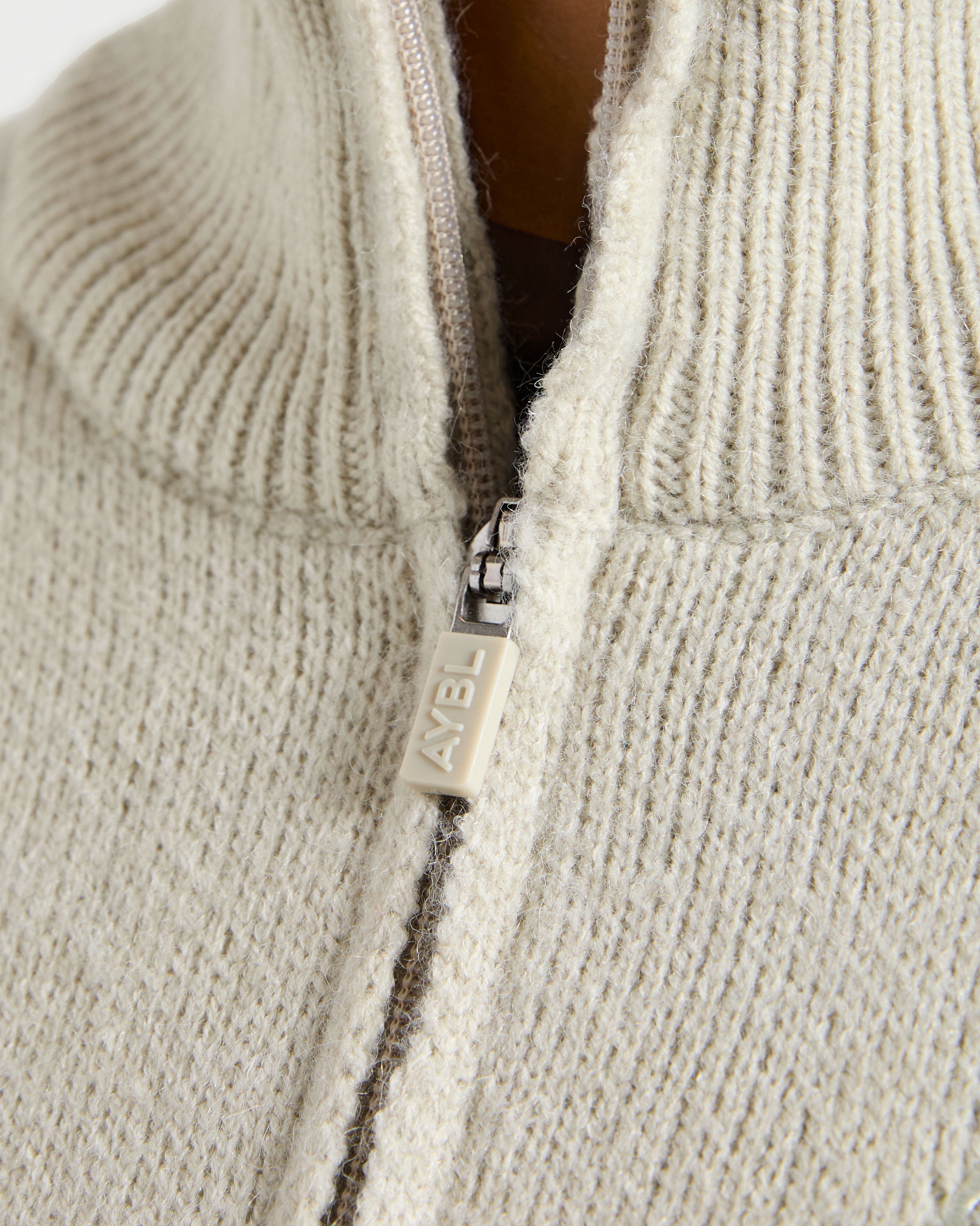 Soft Oversized Knitted 1/4 Zip - Seasalt