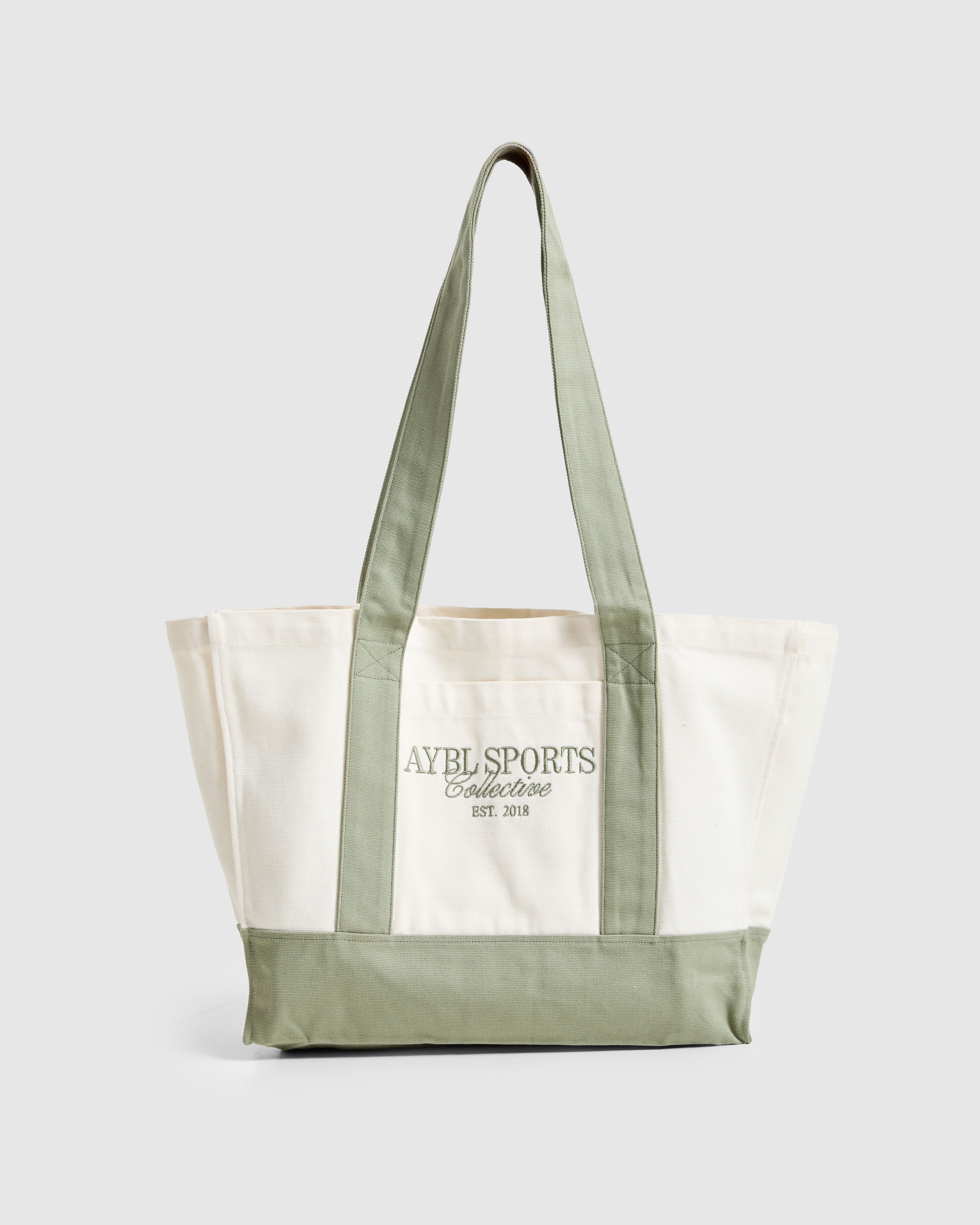 Sports Collective Tote Bag - Off Wit/Groen