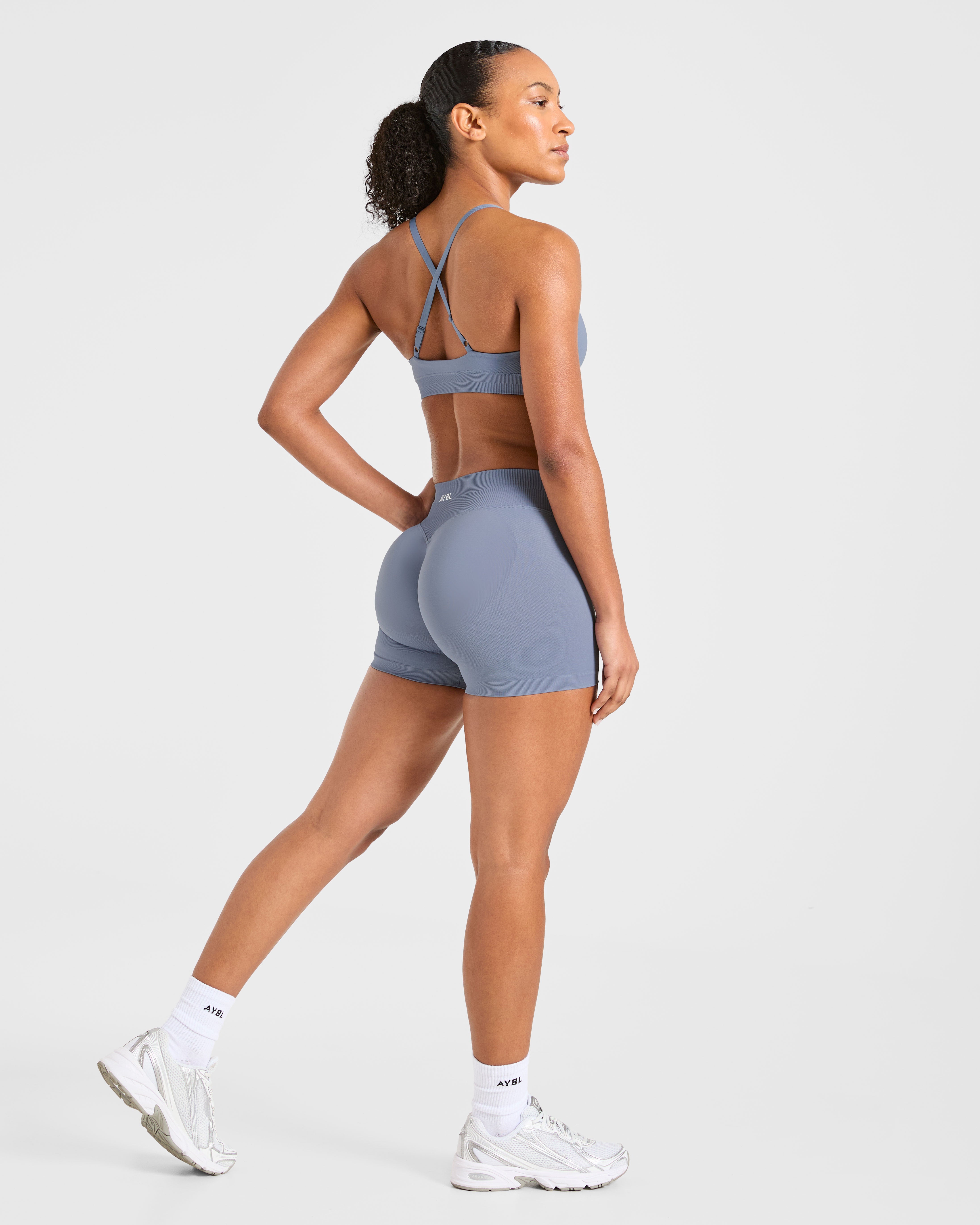 Enhance Seamless Shorts - Slate Blauw
