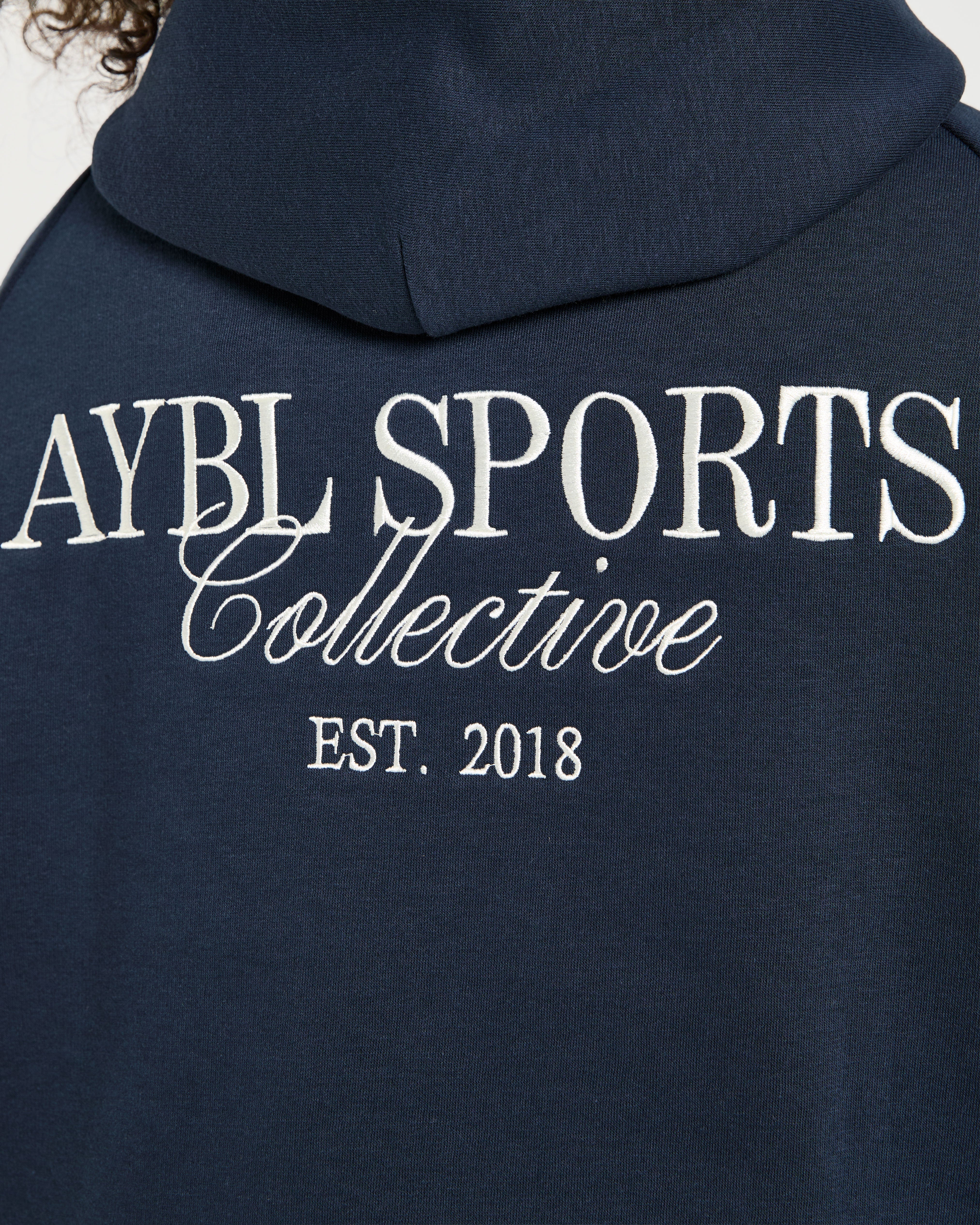 Sports Collective Oversized Hoodie - True Navy