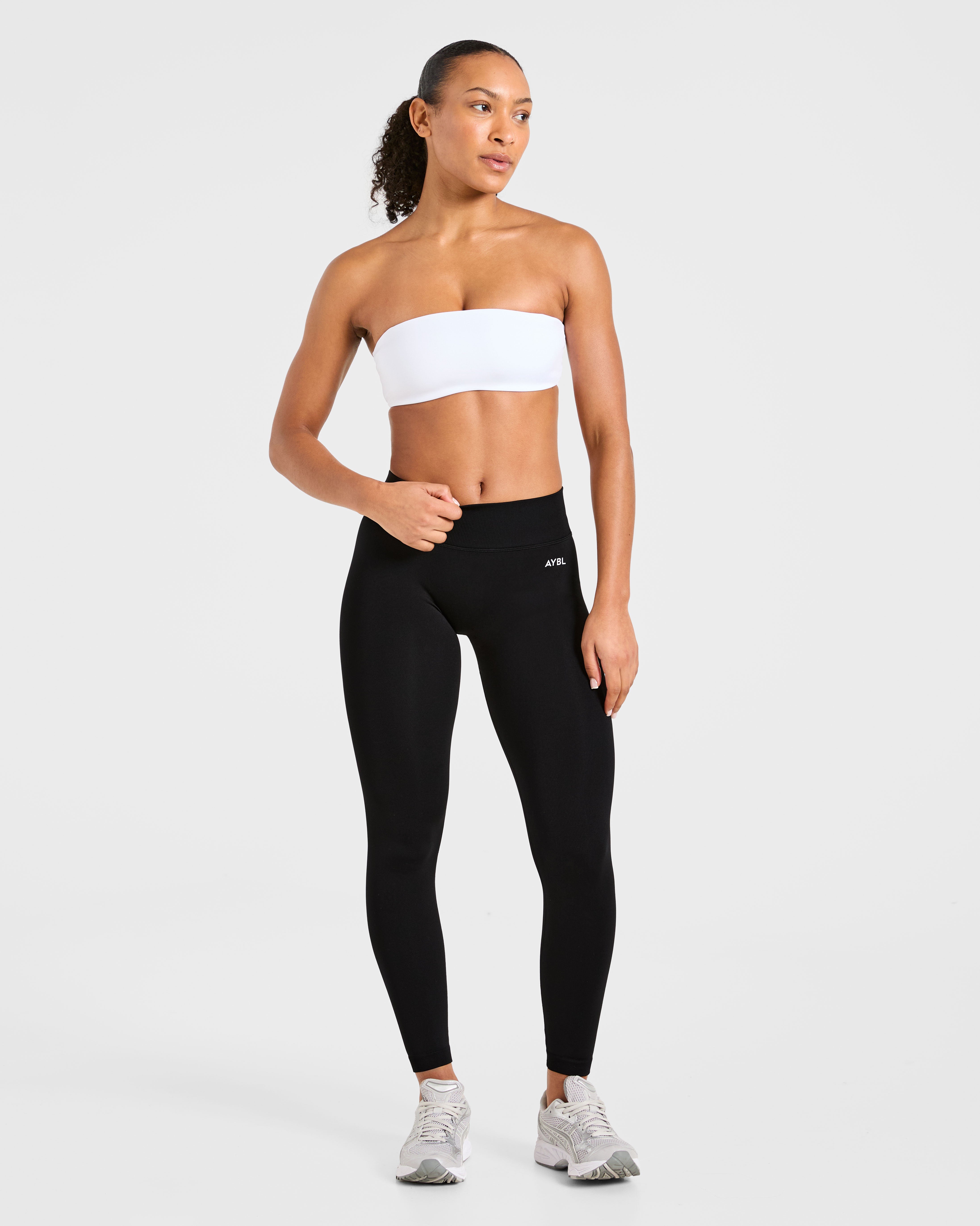 Essential Bandeau Sports Bra - Wit