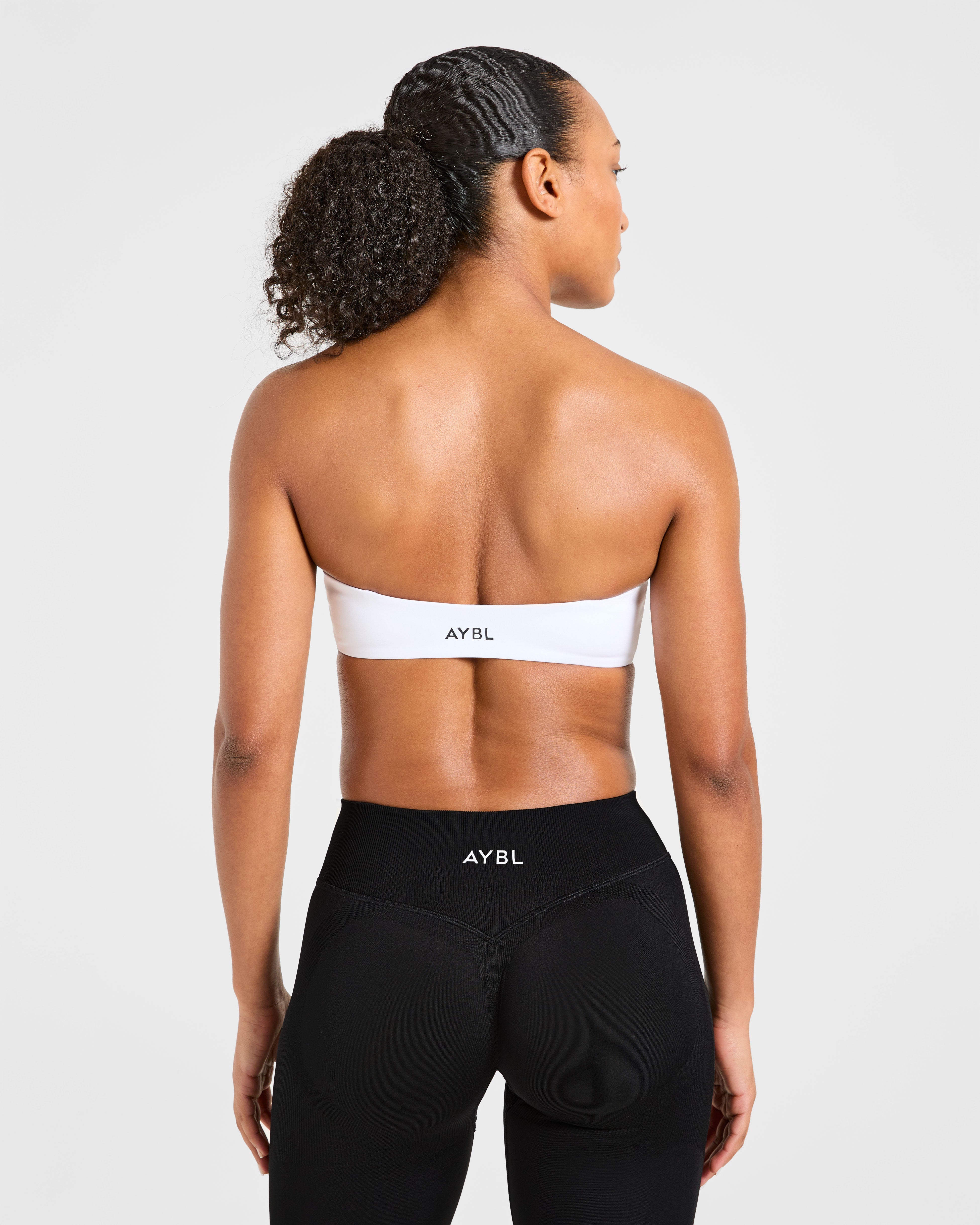 Essential Bandeau Sports Bra - Wit