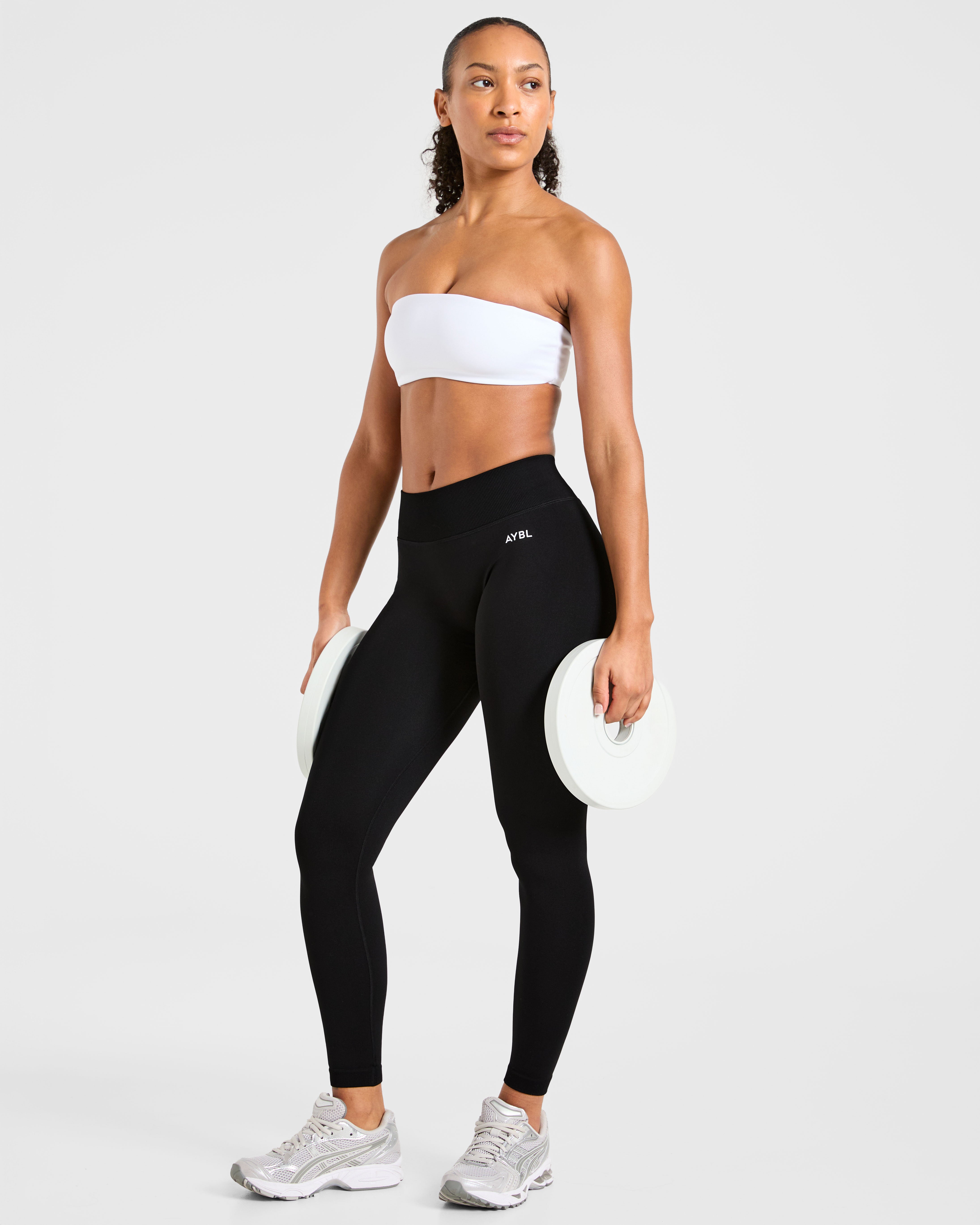 Essential Bandeau Sports Bra - Wit