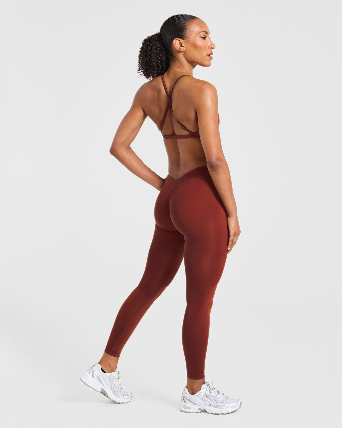 Physique Sports Bra - Deep Auburn