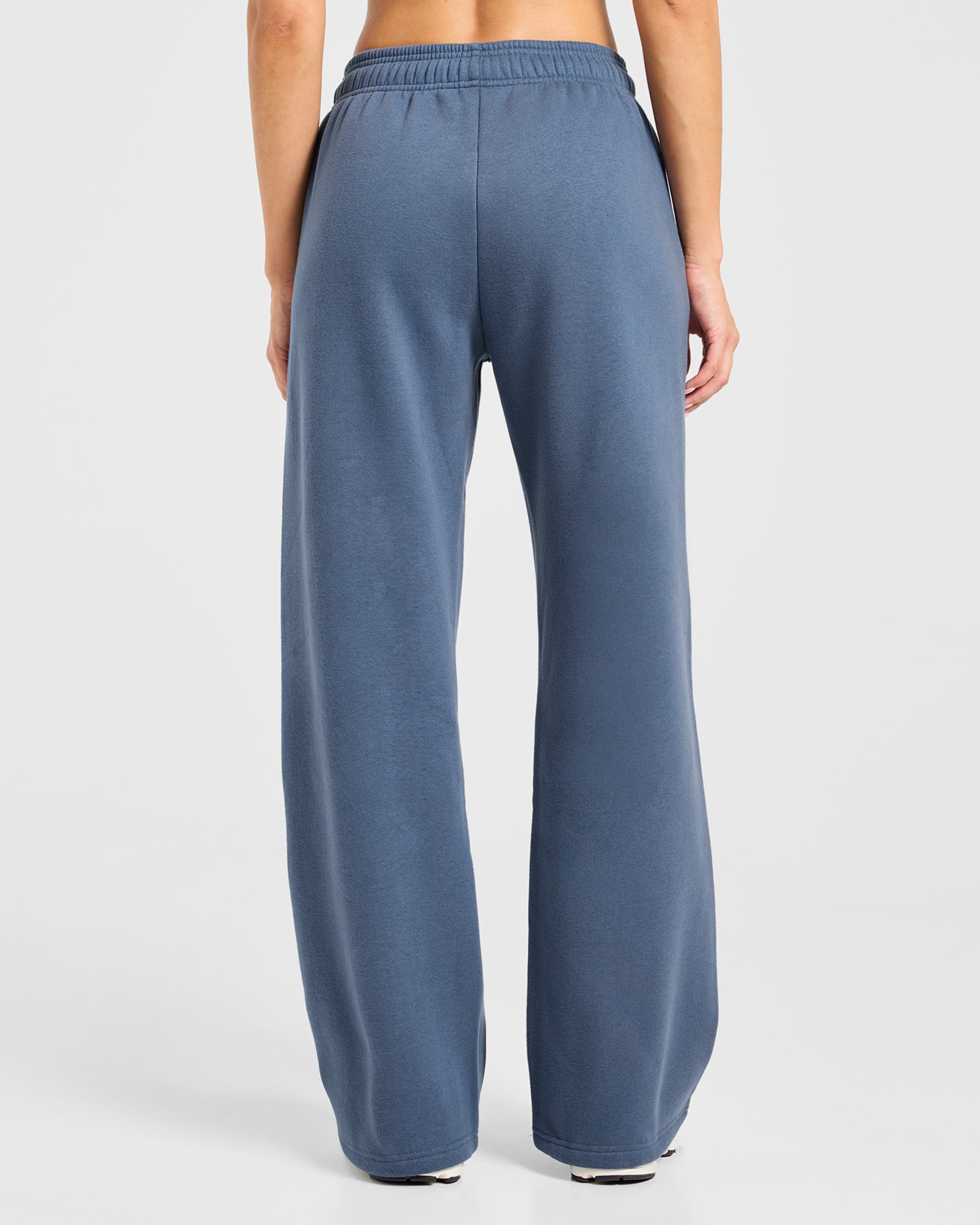 Varsity 2.0 Oversized Straight Leg Joggers - Denim Blauw