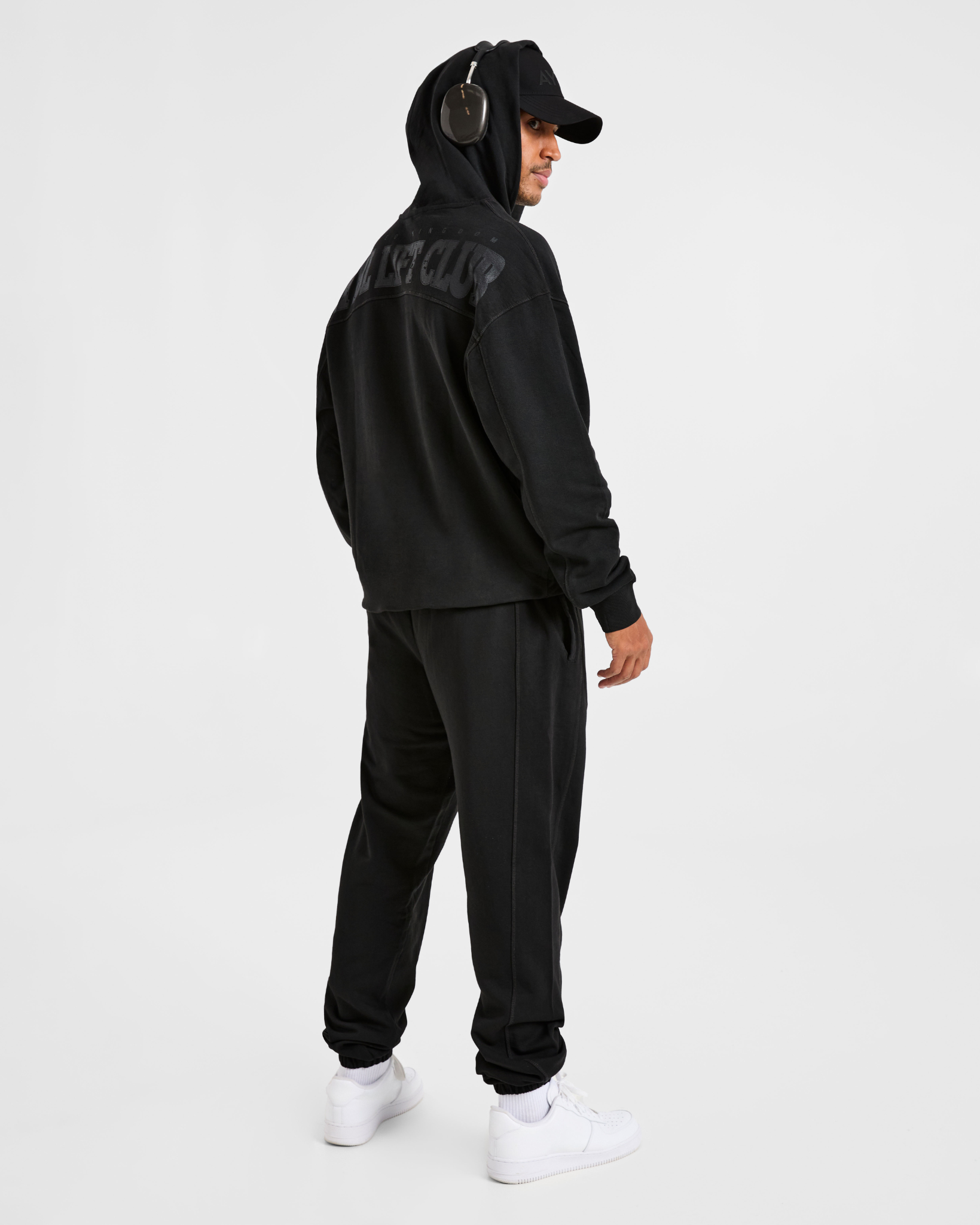 Lift Club Distressed Joggers - Zwart/Charcoal
