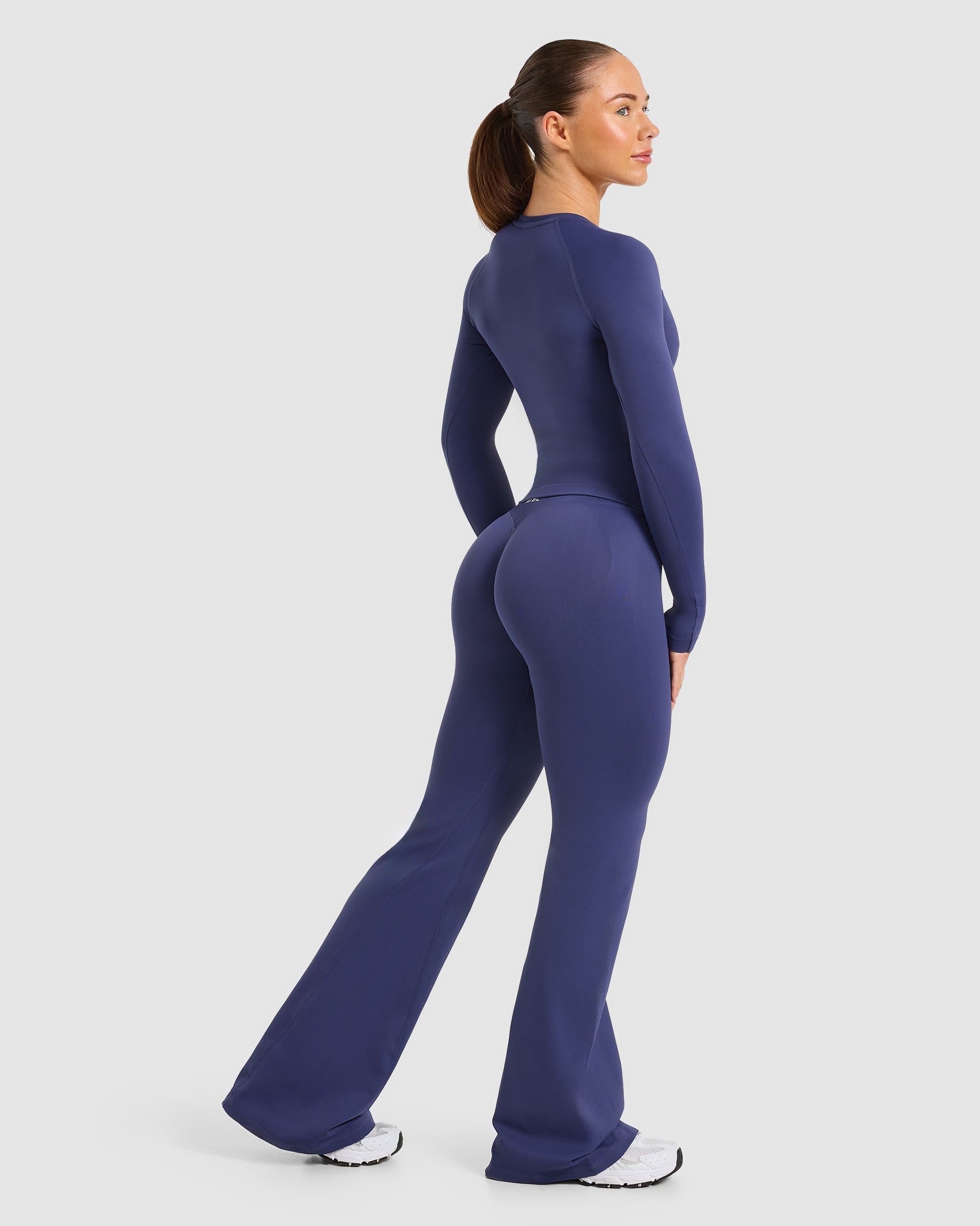 Enhance Seamless Long Sleeve Top - Storm Blauw