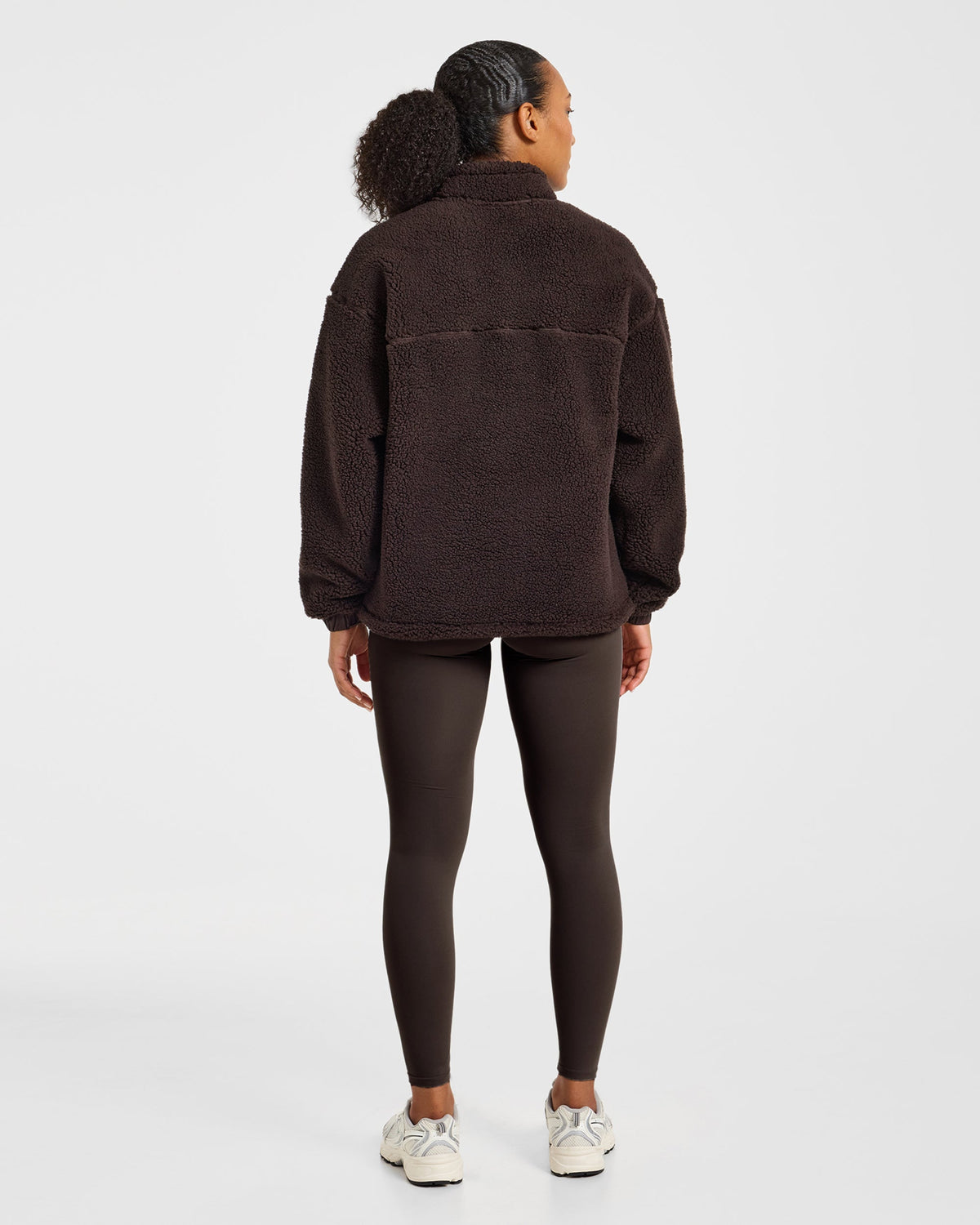 Signature 1/4 Zip Fleece Pullover - Cocoa Bruin