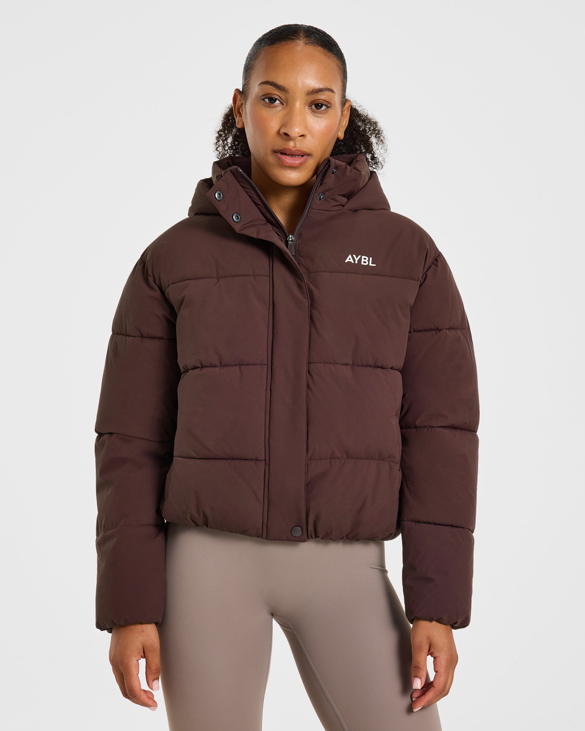 Signature Puffer Coat - Cocoa Bruin