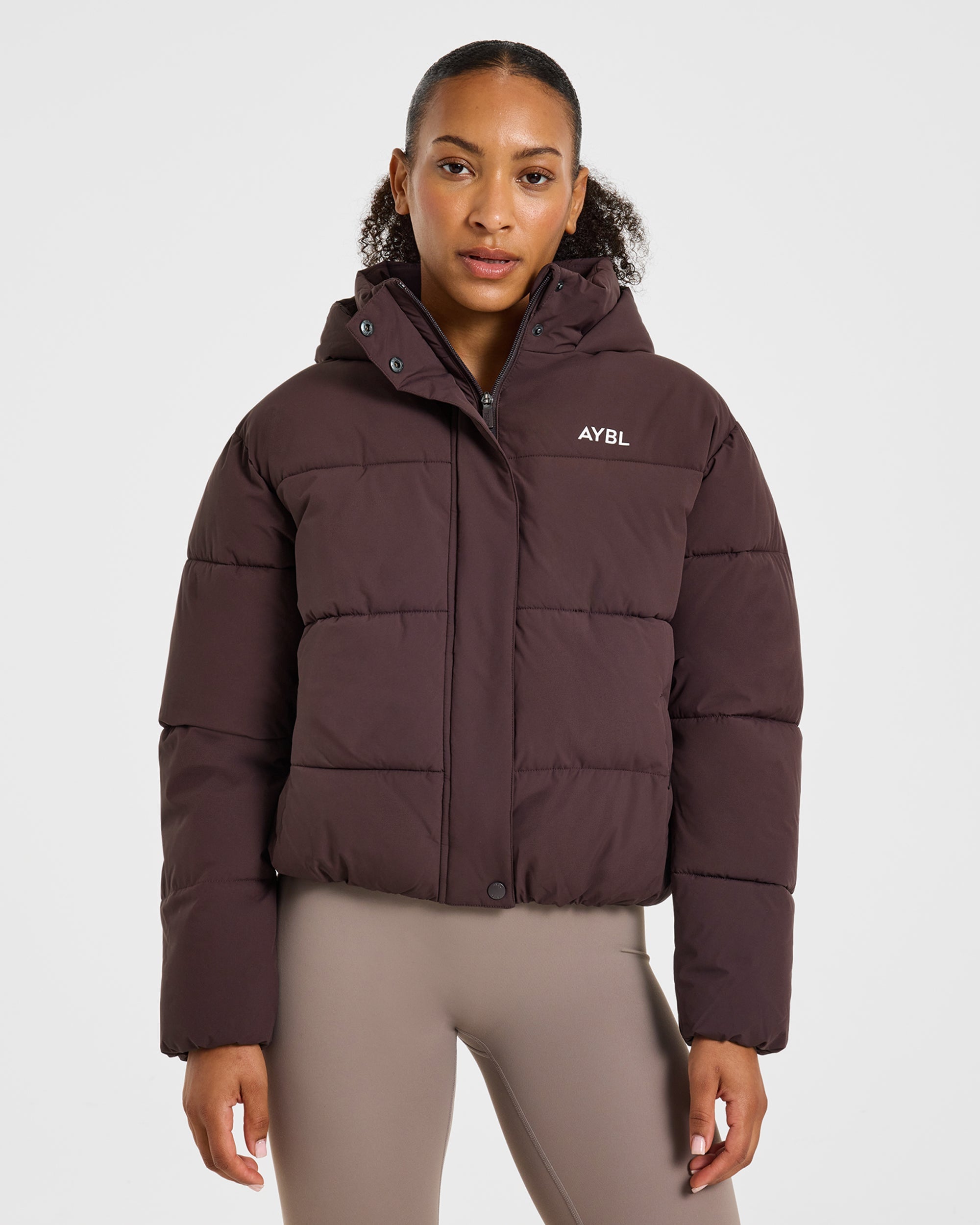 Signature Puffer Coat - Cocoa Bruin