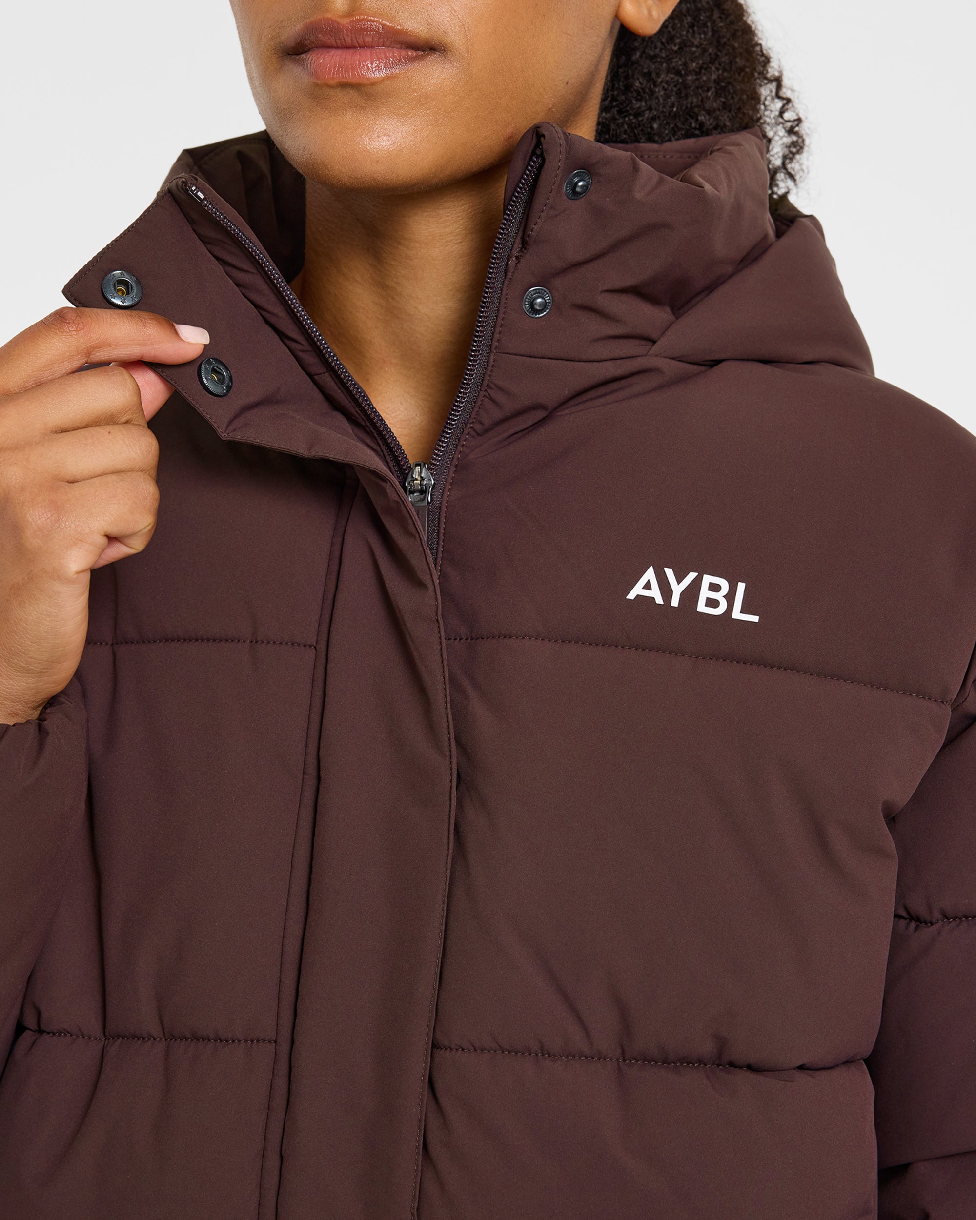 Signature Puffer Coat - Cocoa Bruin