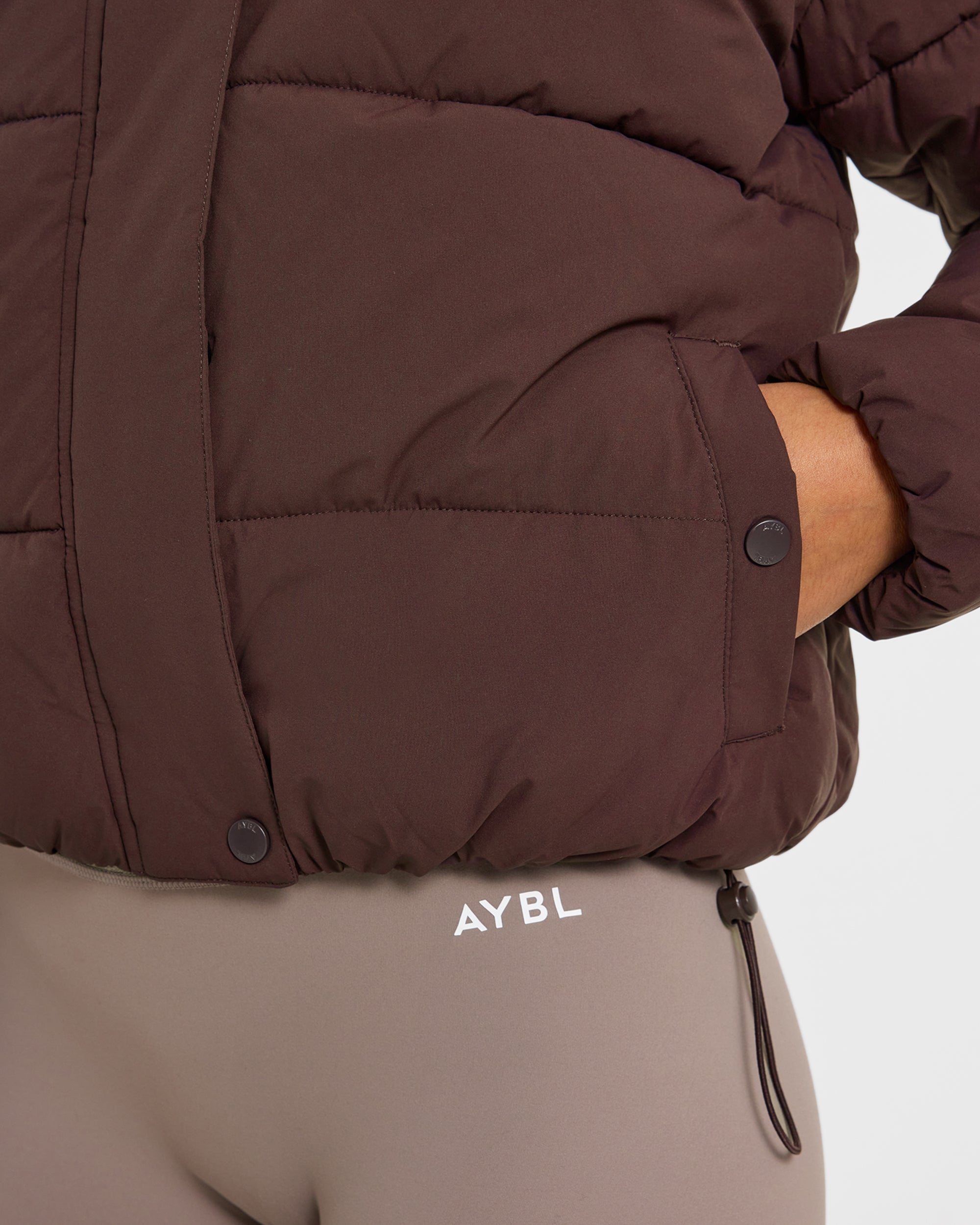 Signature Puffer Coat - Cocoa Bruin