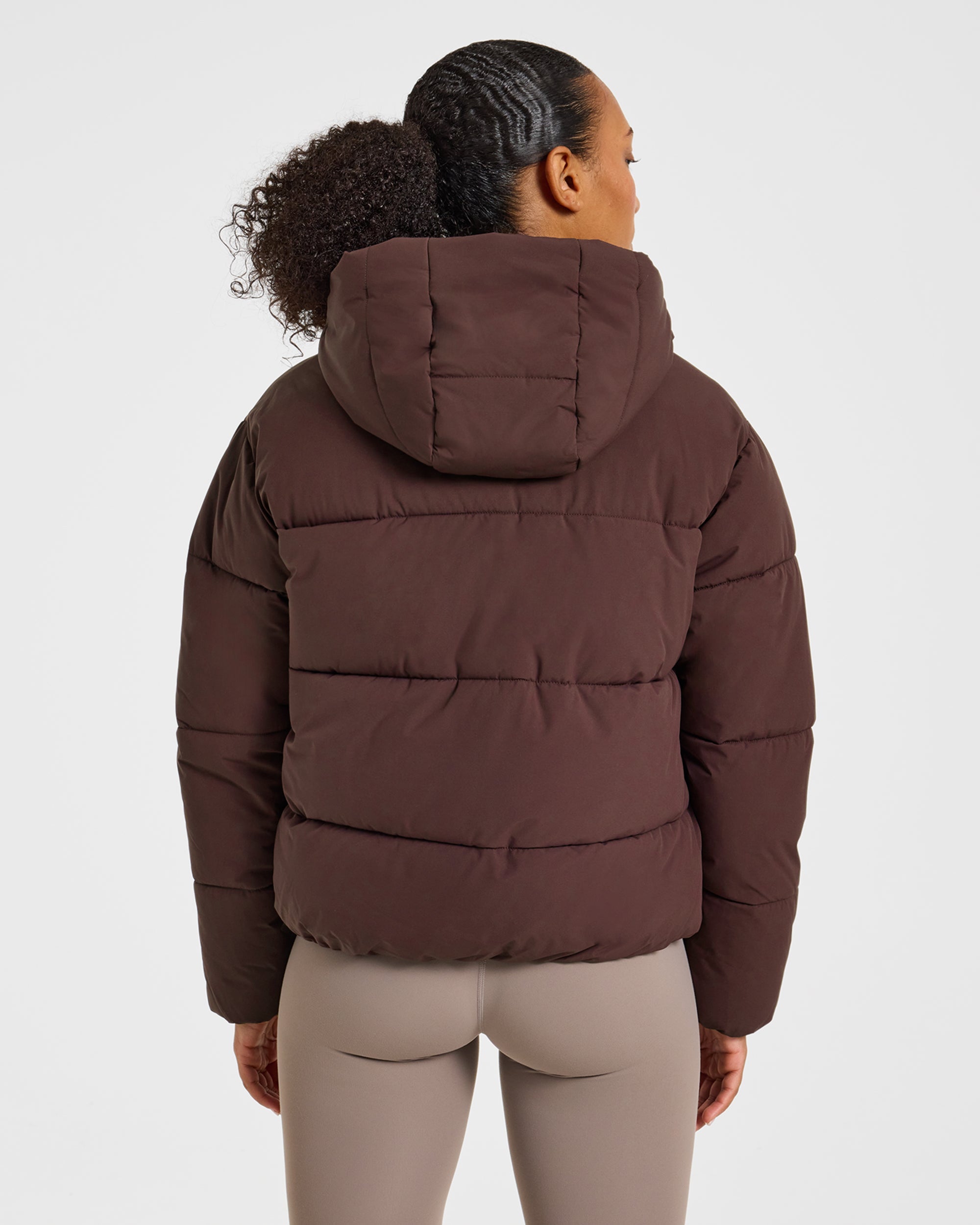 Signature Puffer Coat - Cocoa Bruin