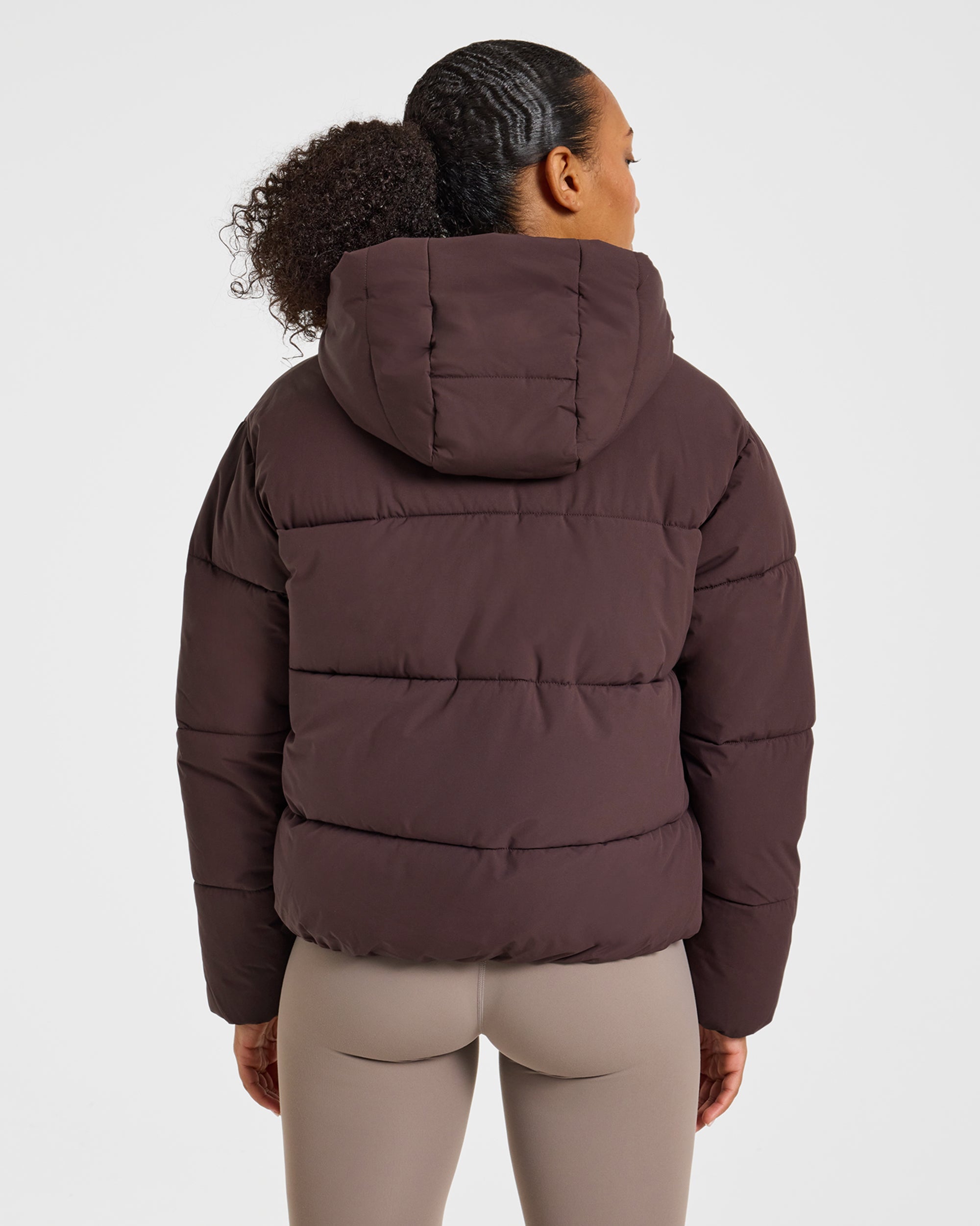 Signature Puffer Coat - Cocoa Bruin