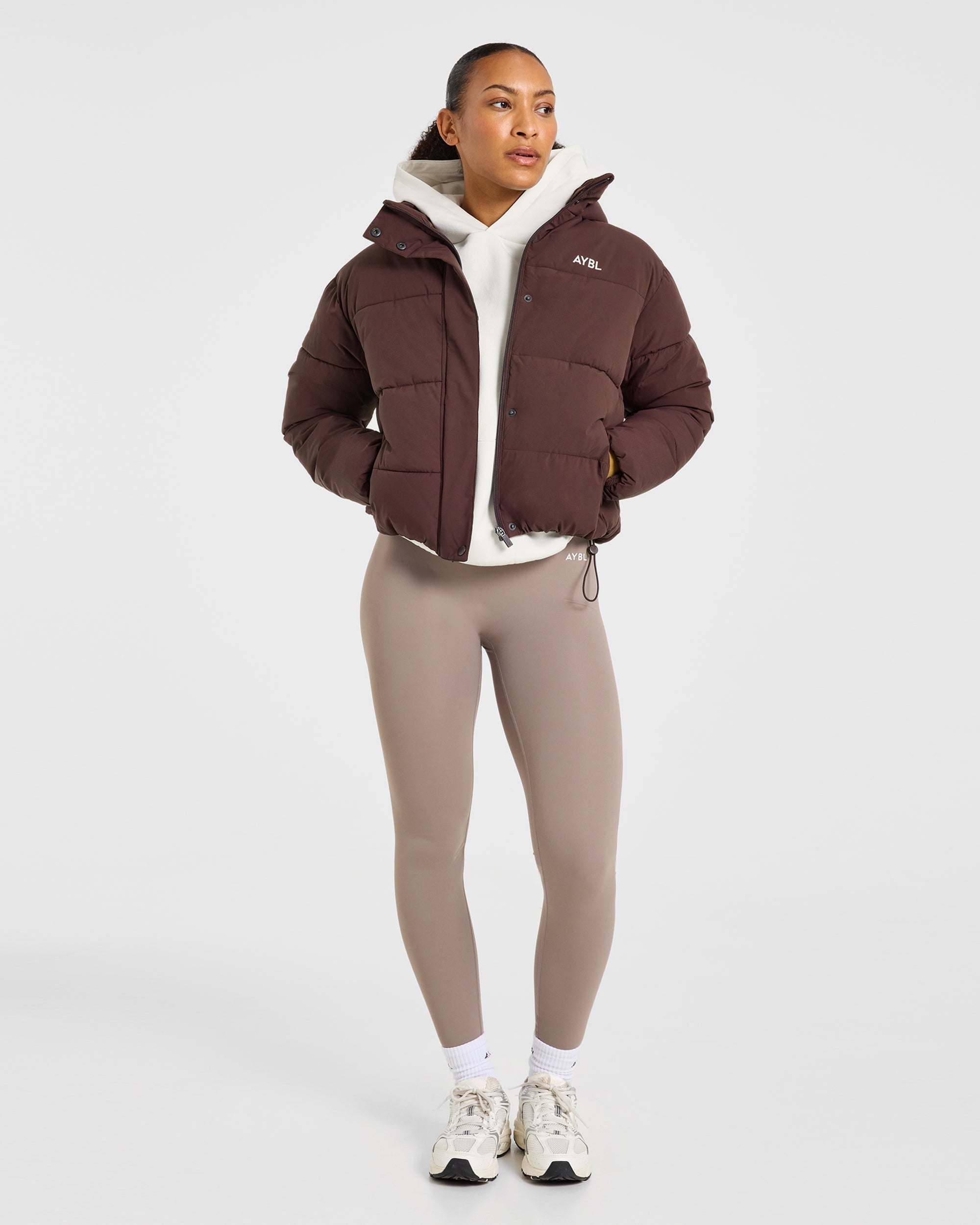 Signature Puffer Coat - Cocoa Bruin