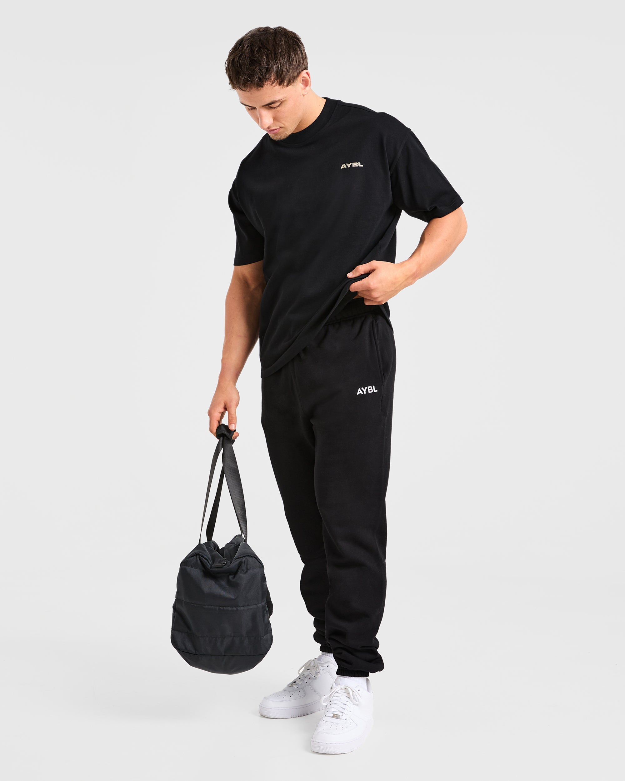 Blur Oversized T Shirt - Zwart